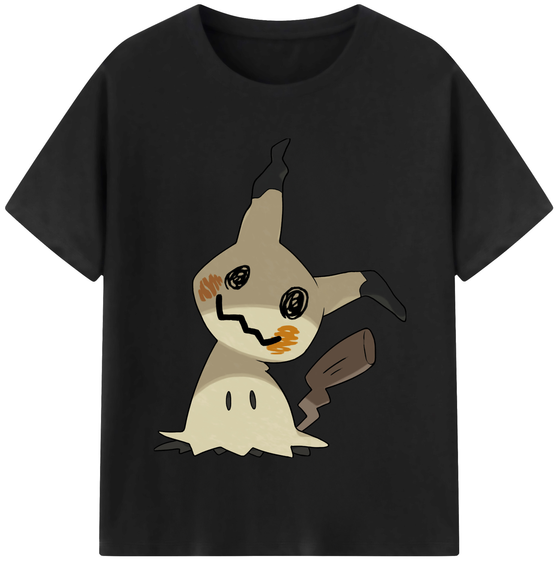 （画像用） ポケットモンスター Pokémon 綿100％半袖Tシャツ（フロントプリント）
