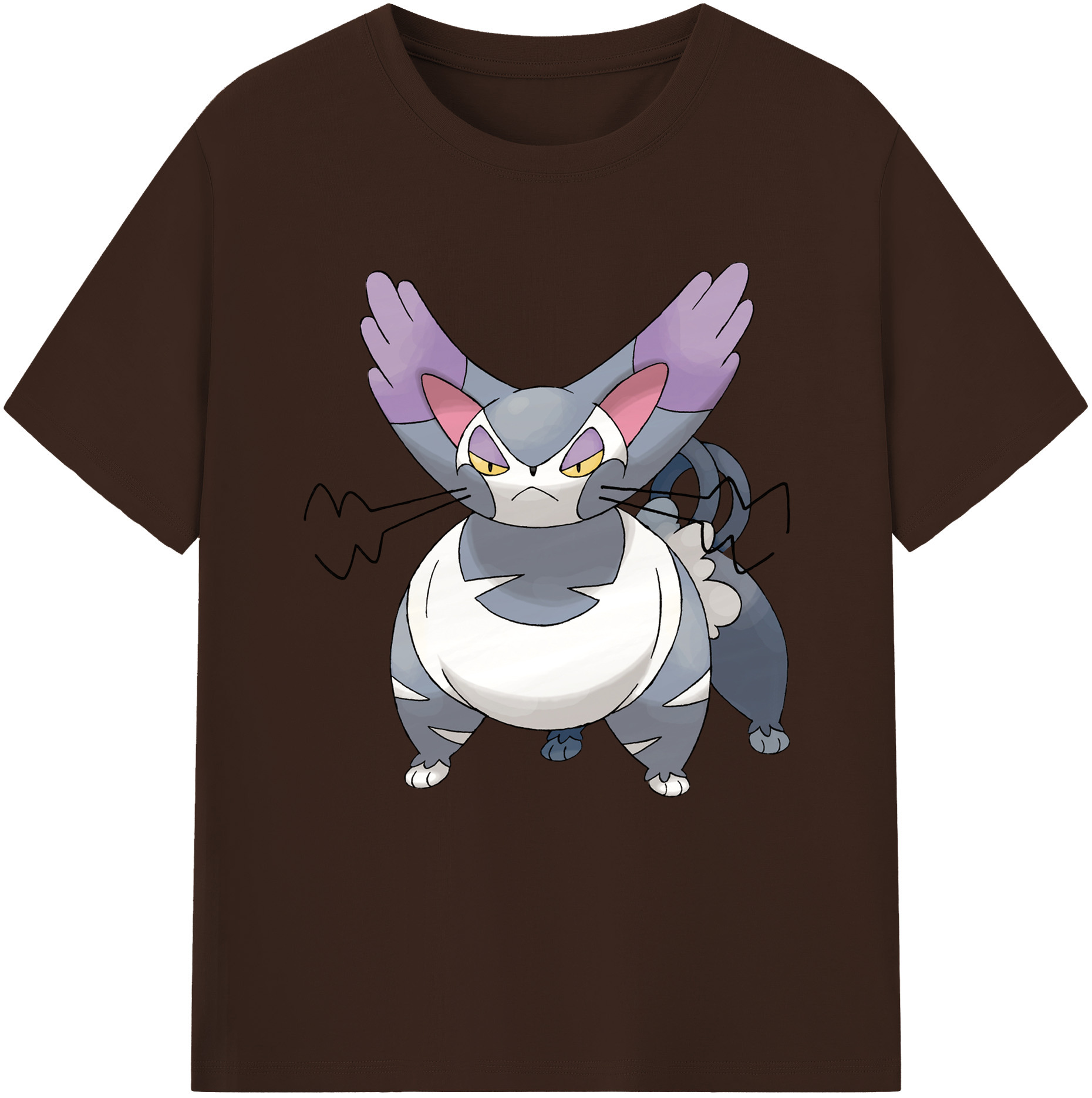 （画像用） ポケットモンスター Pokémon 綿100％半袖Tシャツ（フロントプリント）