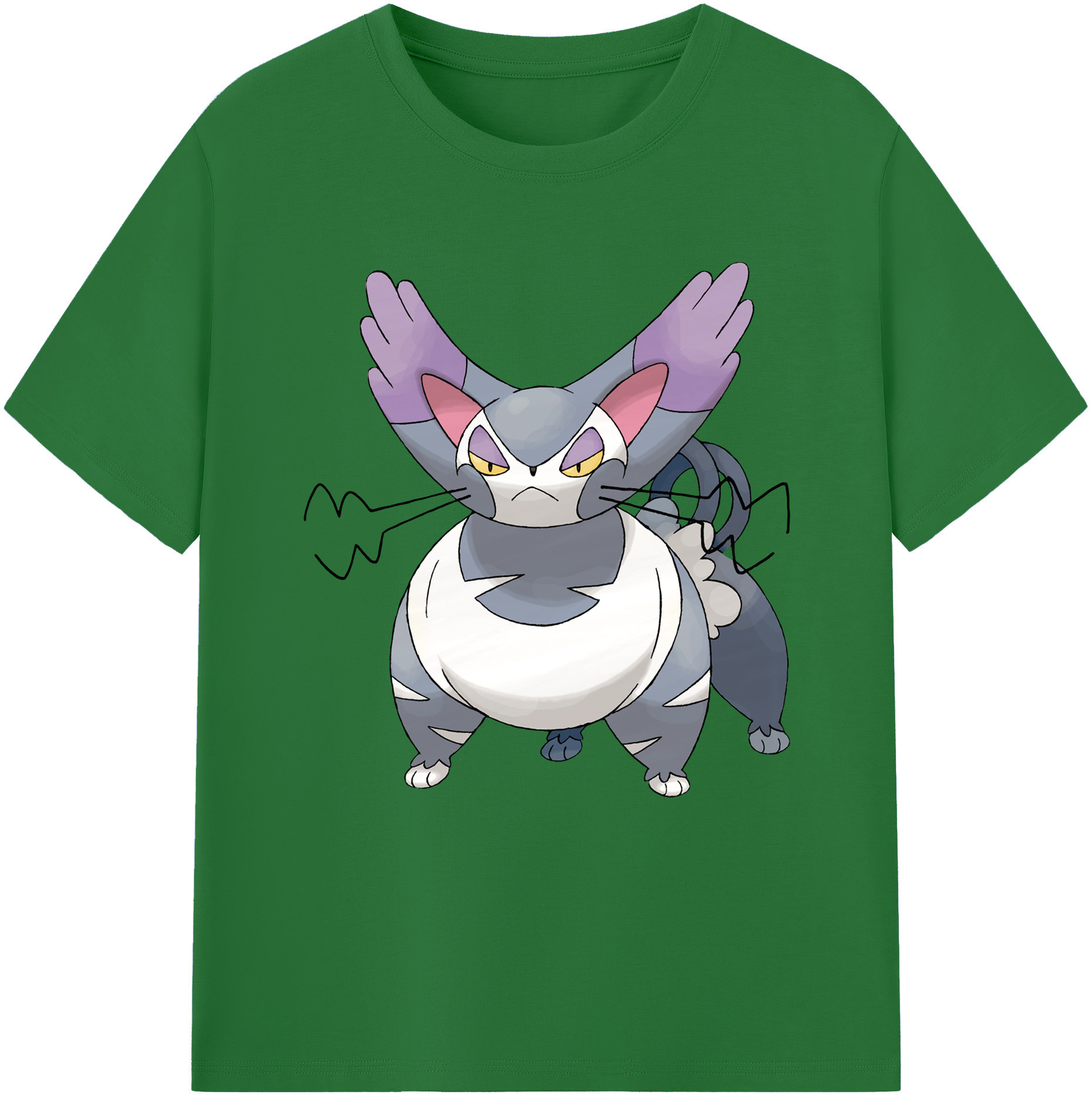 （画像用） ポケットモンスター Pokémon 綿100％半袖Tシャツ（フロントプリント）
