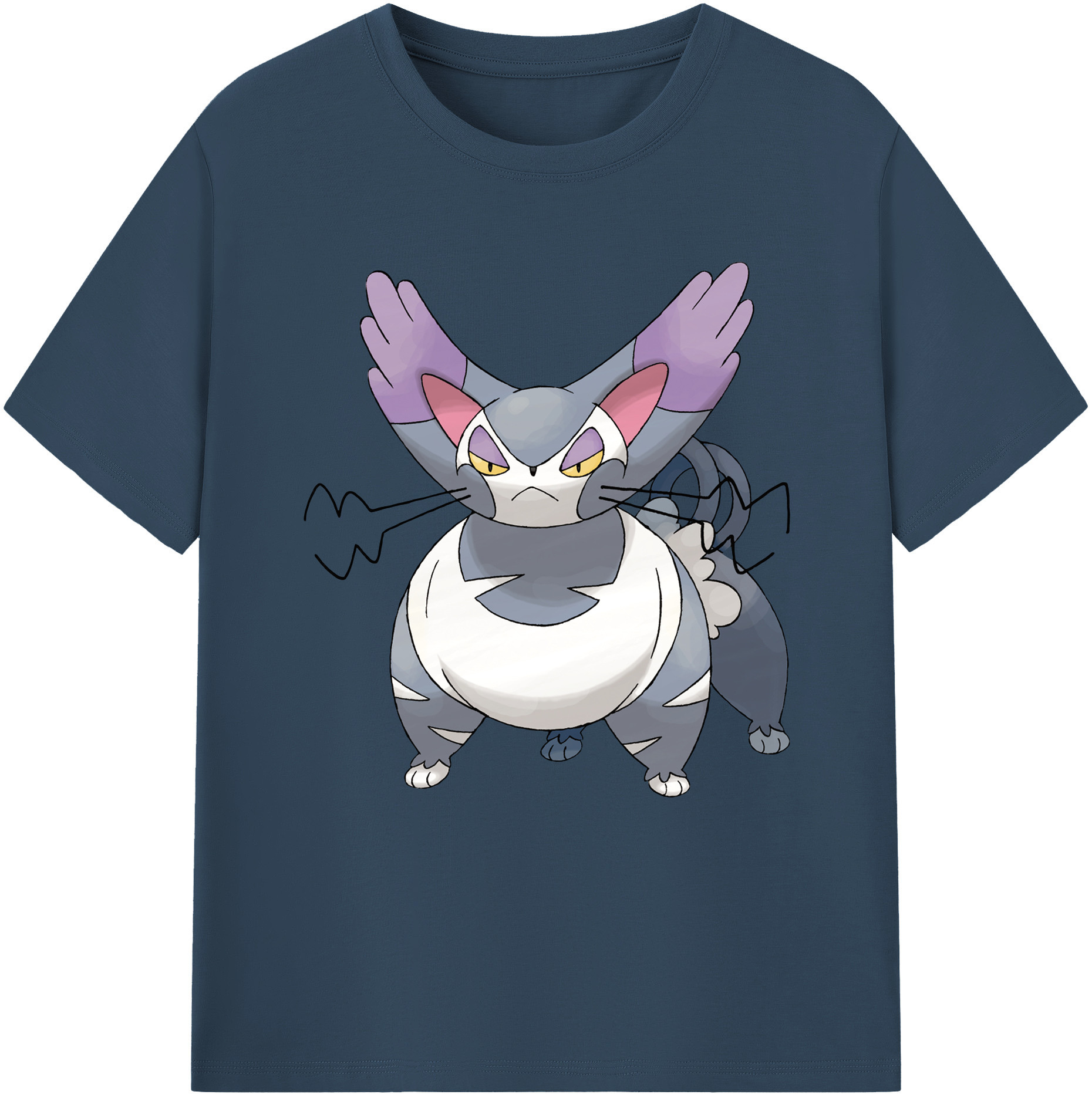 （画像用） ポケットモンスター Pokémon 綿100％半袖Tシャツ（フロントプリント）