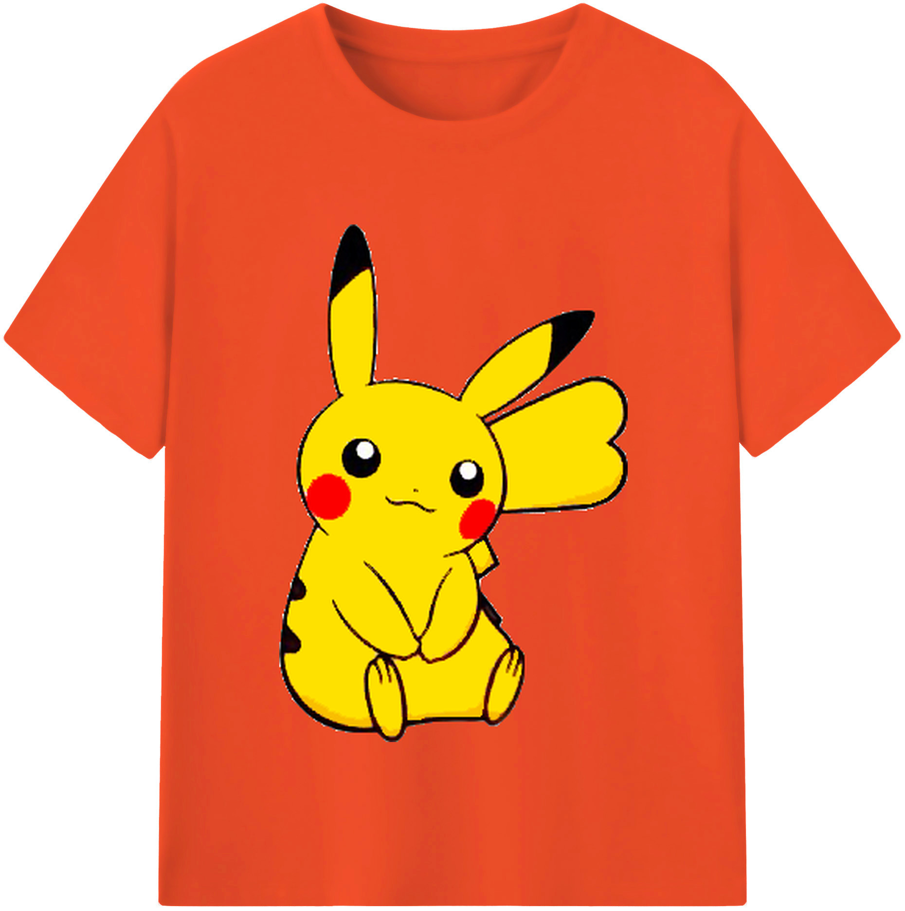 （画像用） ポケットモンスター Pokémon 綿100％半袖Tシャツ（フロントプリント）