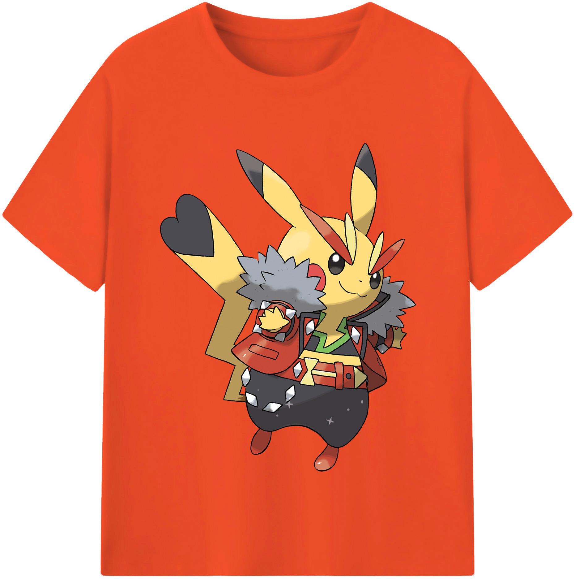 （画像用） ポケットモンスター Pokémon 綿100％半袖Tシャツ（フロントプリント）