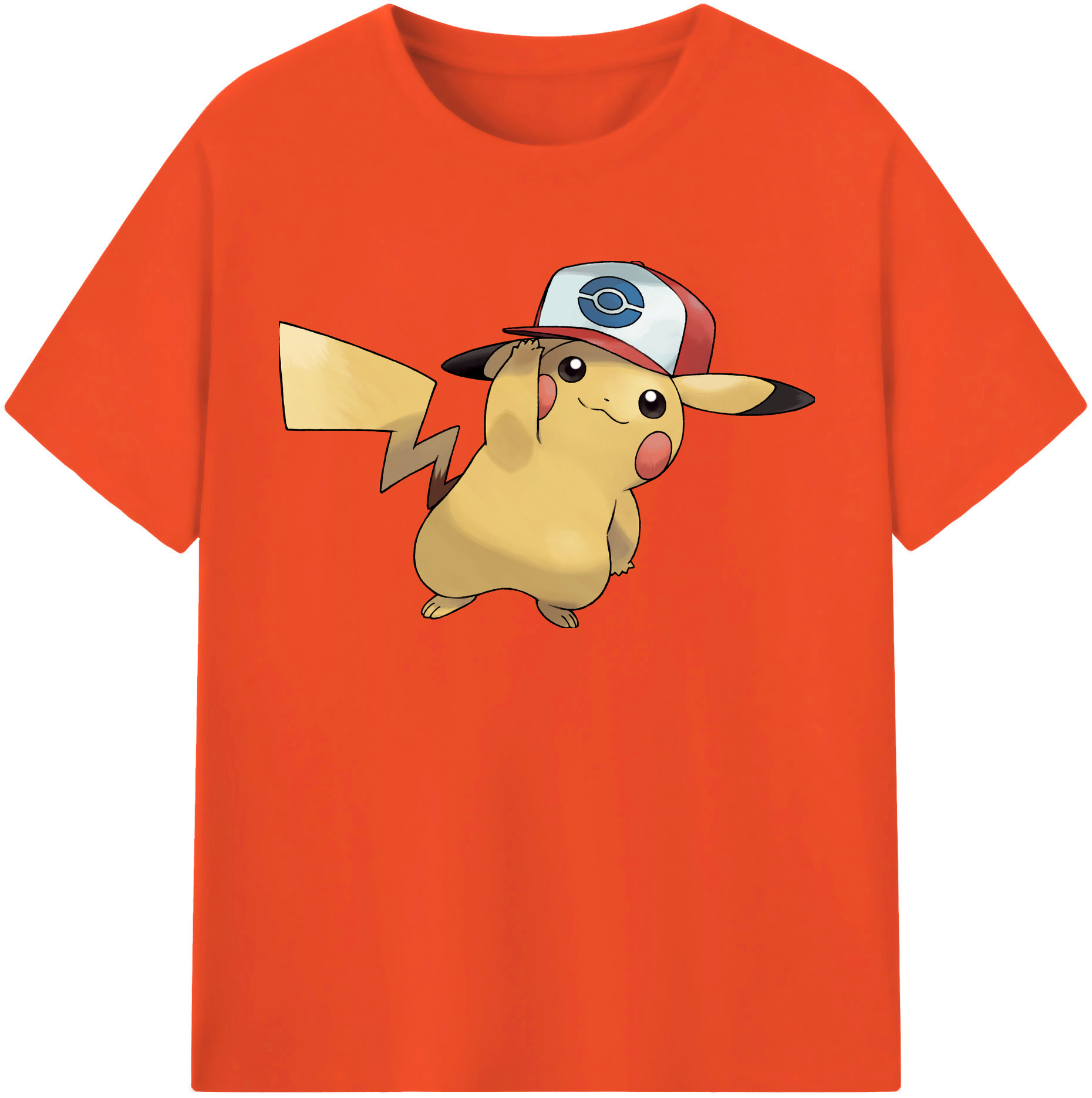 （画像用） ポケットモンスター Pokémon 綿100％半袖Tシャツ（フロントプリント）