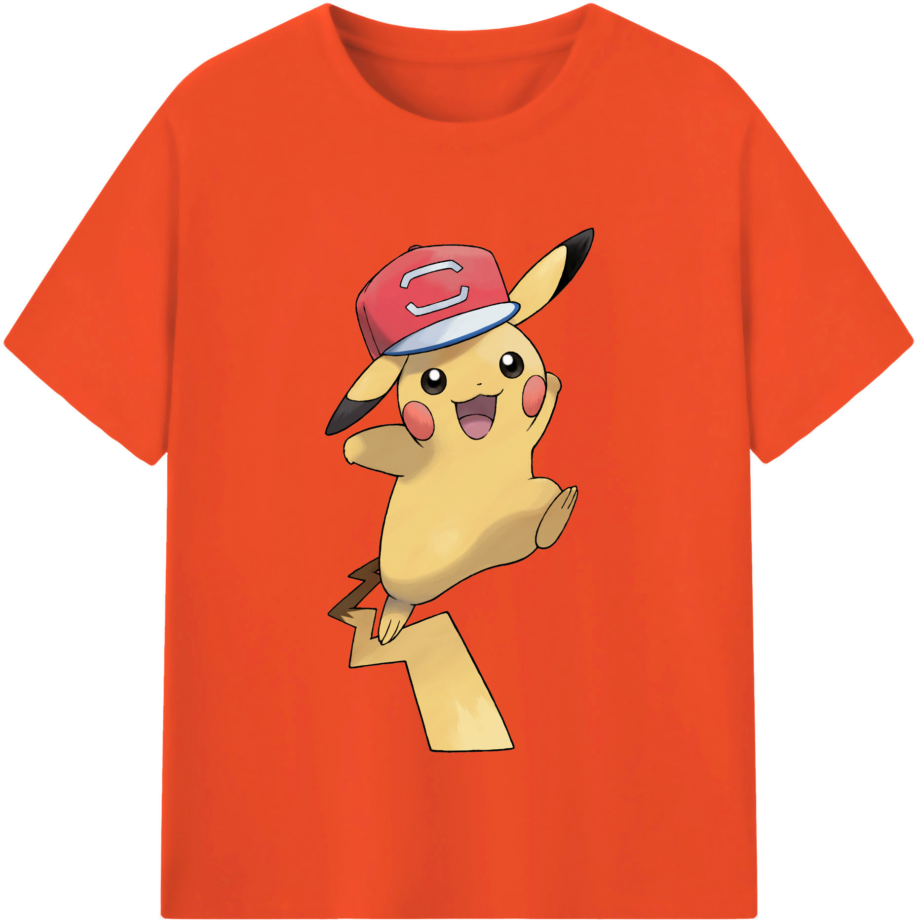 （画像用） ポケットモンスター Pokémon 綿100％半袖Tシャツ（フロントプリント）