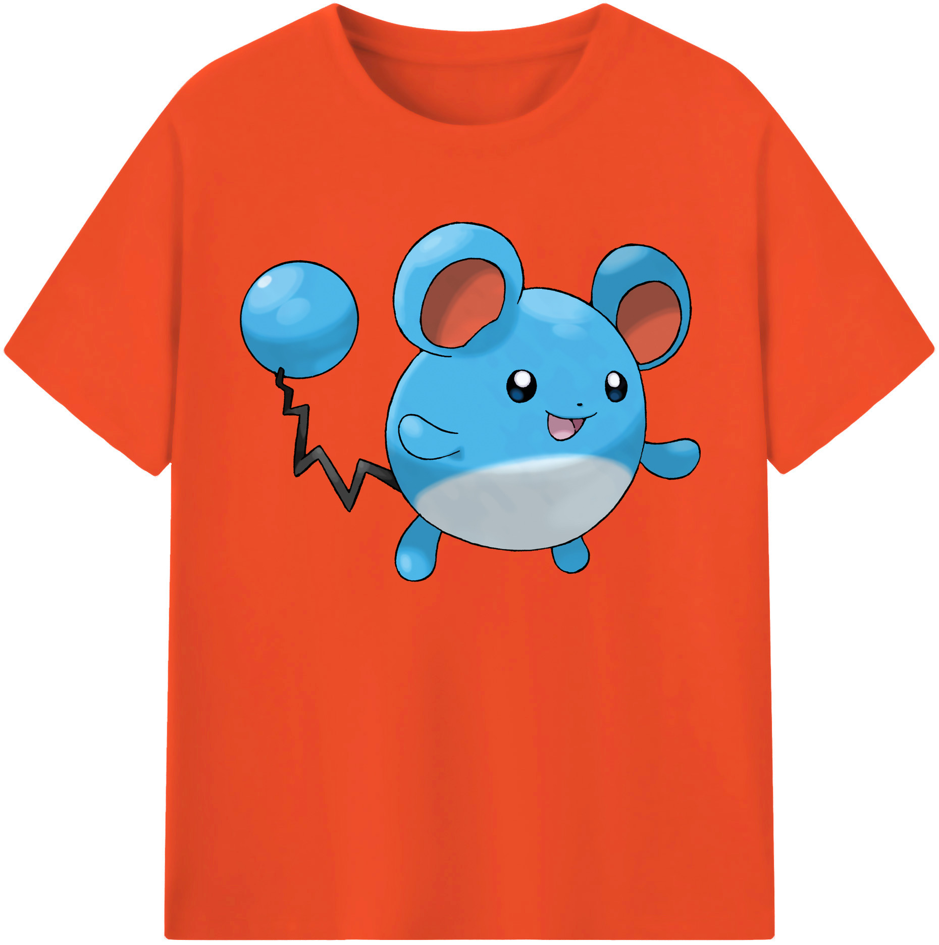 （画像用） ポケットモンスター Pokémon 綿100％半袖Tシャツ（フロントプリント）