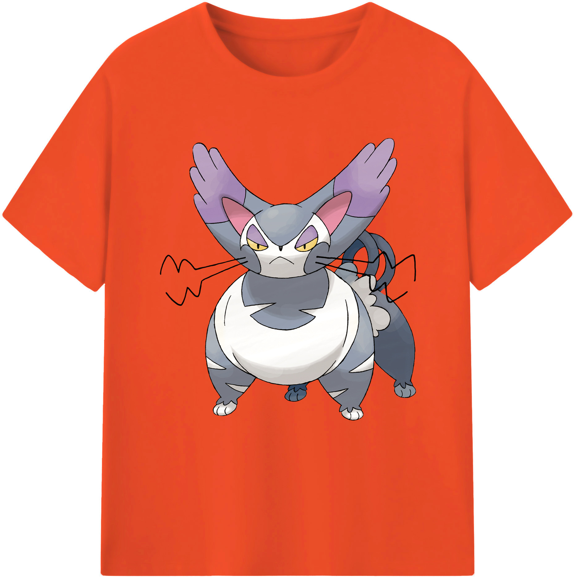 （画像用） ポケットモンスター Pokémon 綿100％半袖Tシャツ（フロントプリント）