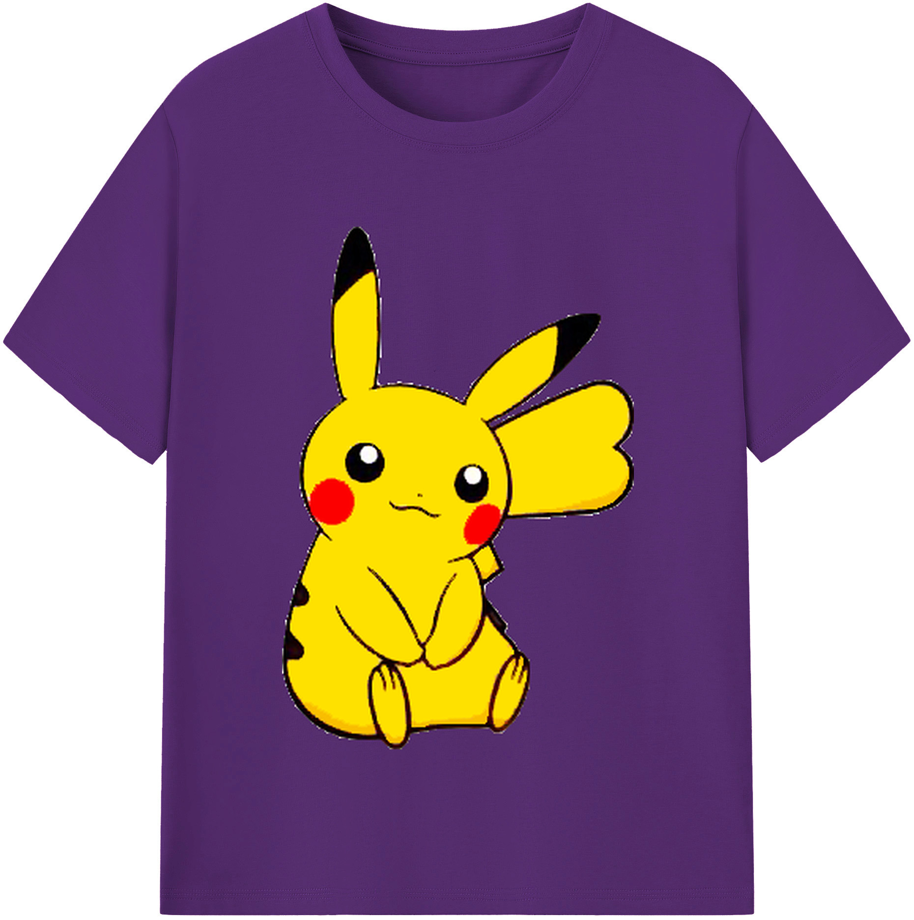 （画像用） ポケットモンスター Pokémon 綿100％半袖Tシャツ（フロントプリント）