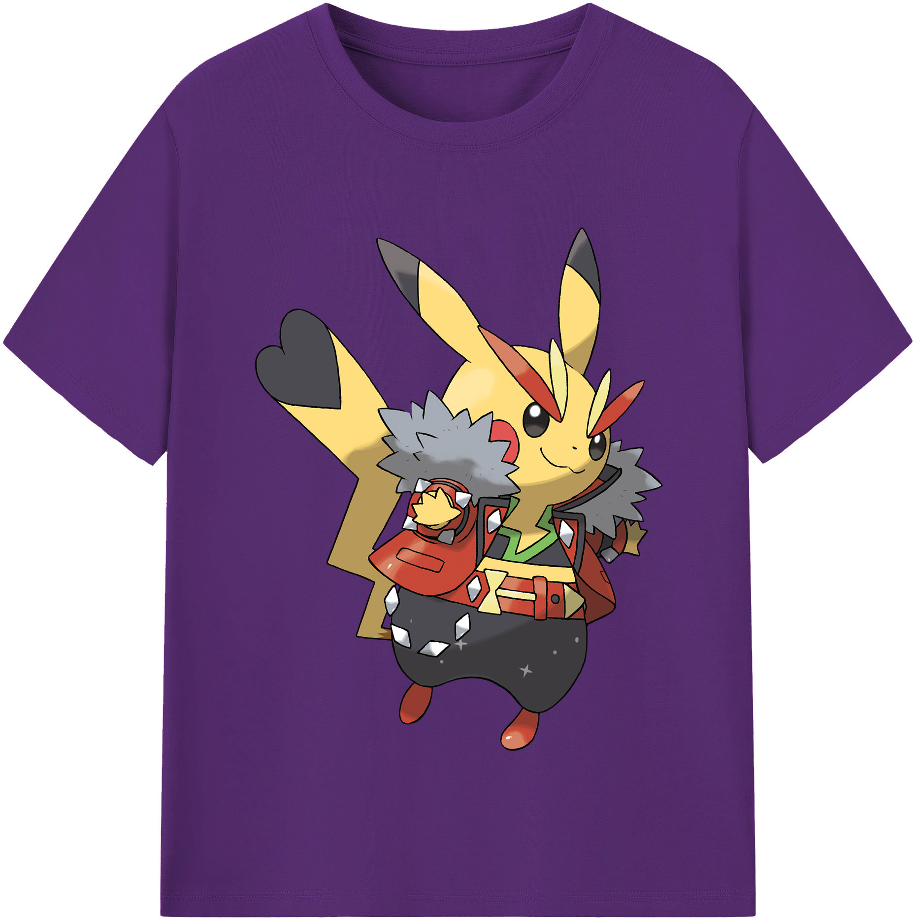 （画像用） ポケットモンスター Pokémon 綿100％半袖Tシャツ（フロントプリント）
