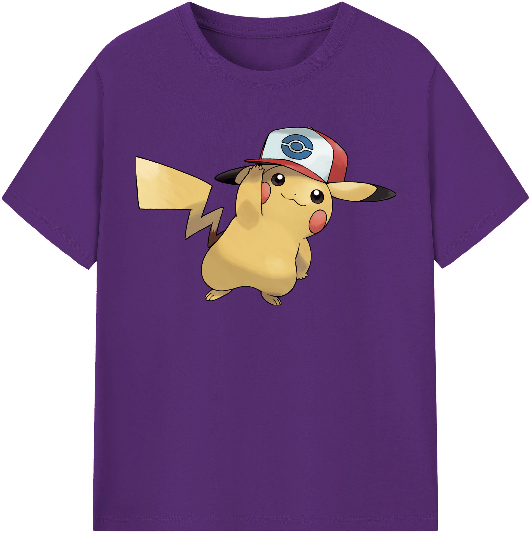 （画像用） ポケットモンスター Pokémon 綿100％半袖Tシャツ（フロントプリント）