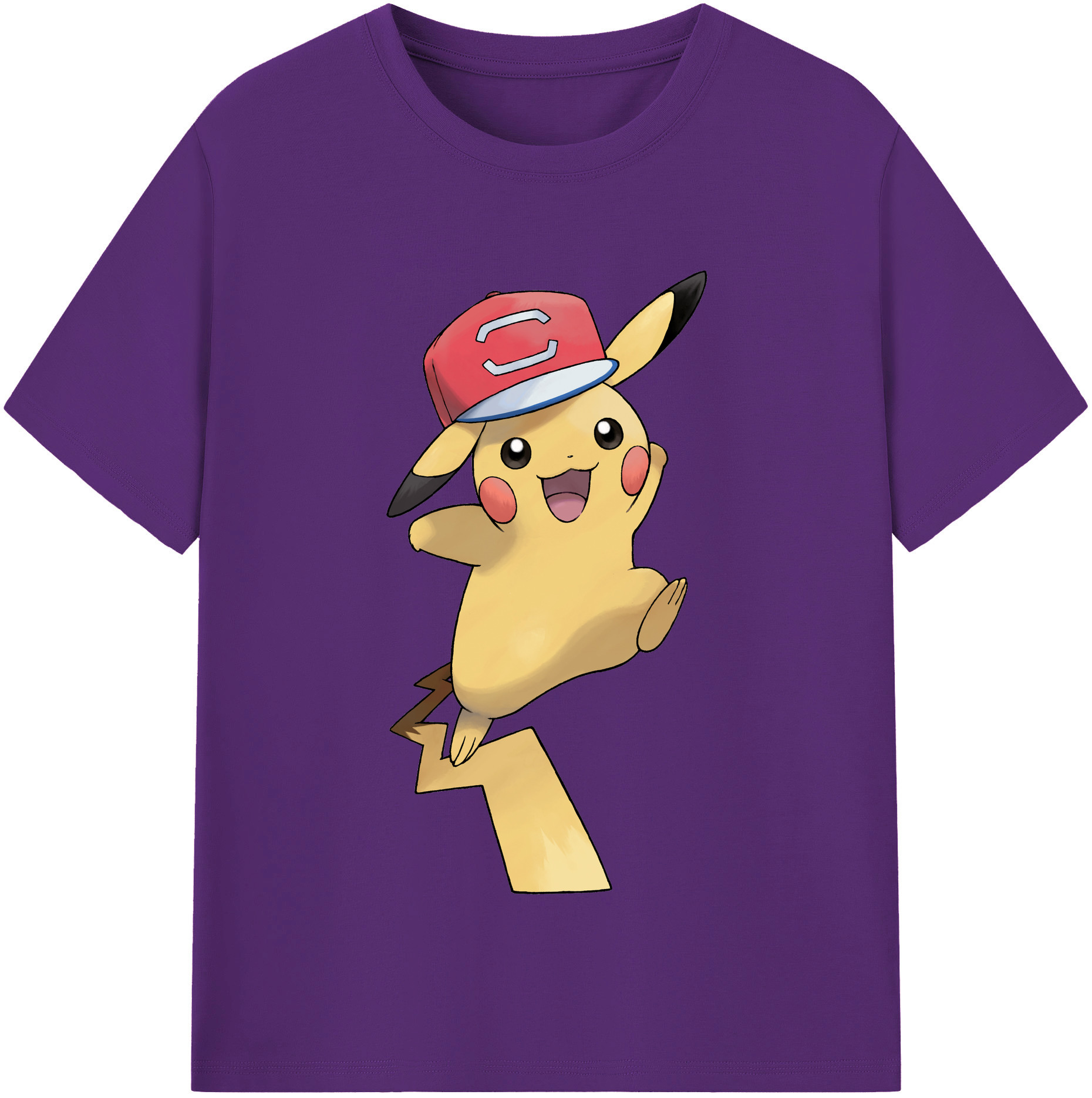 （画像用） ポケットモンスター Pokémon 綿100％半袖Tシャツ（フロントプリント）