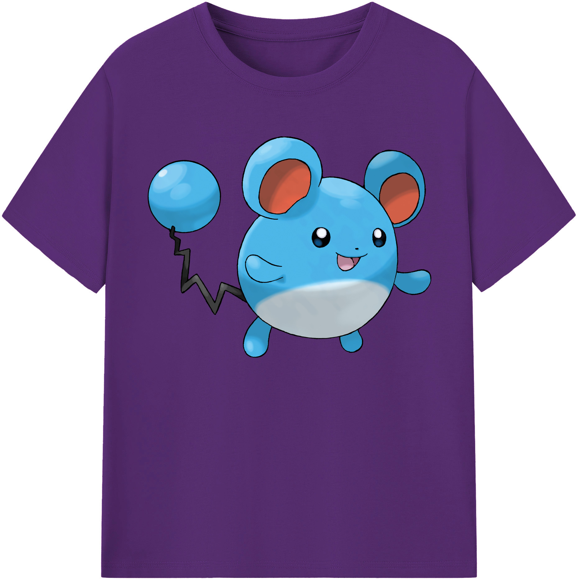 （画像用） ポケットモンスター Pokémon 綿100％半袖Tシャツ（フロントプリント）