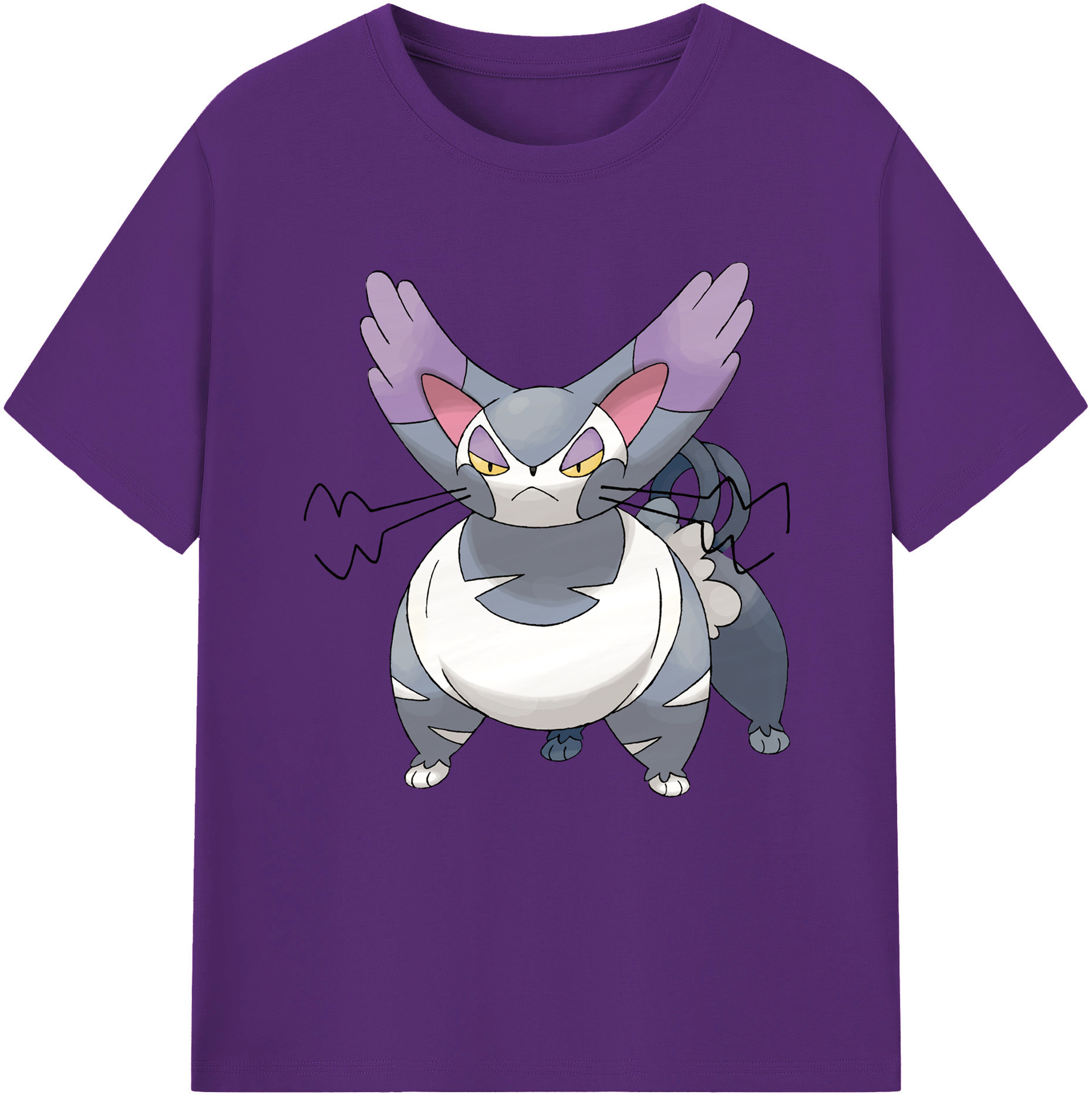 （画像用） ポケットモンスター Pokémon 綿100％半袖Tシャツ（フロントプリント）