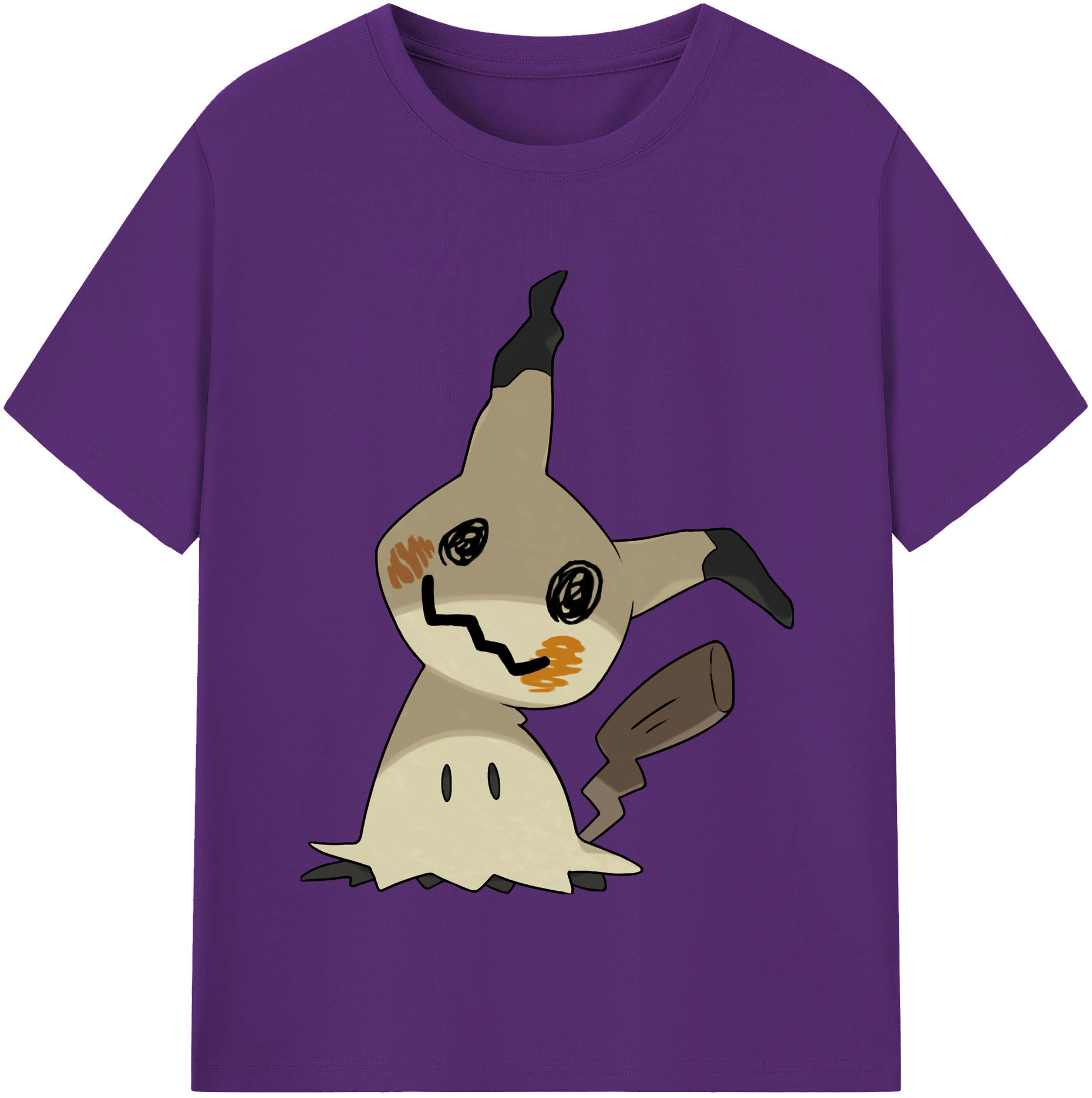 （画像用） ポケットモンスター Pokémon 綿100％半袖Tシャツ（フロントプリント）