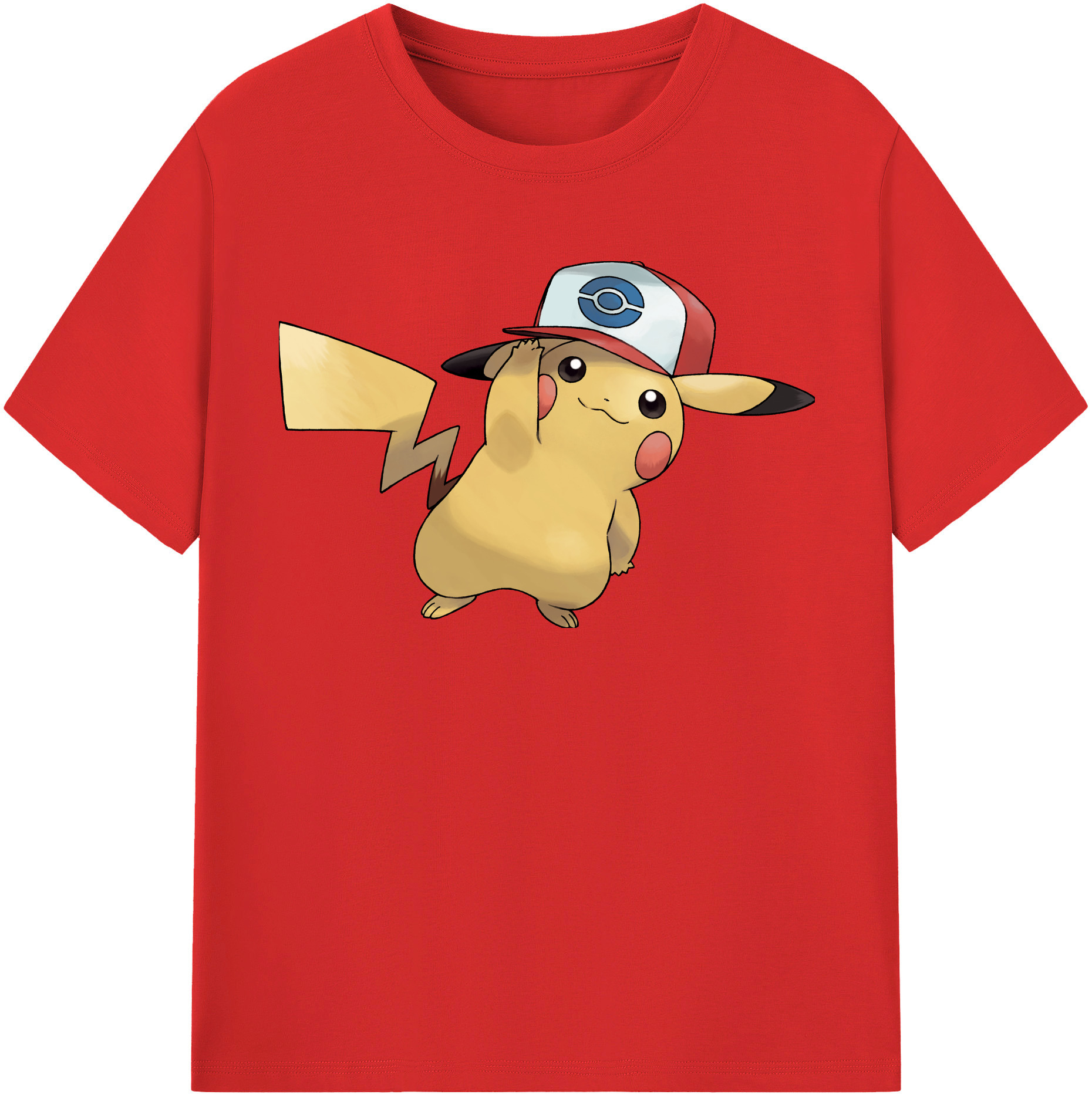 （画像用） ポケットモンスター Pokémon 綿100％半袖Tシャツ（フロントプリント）