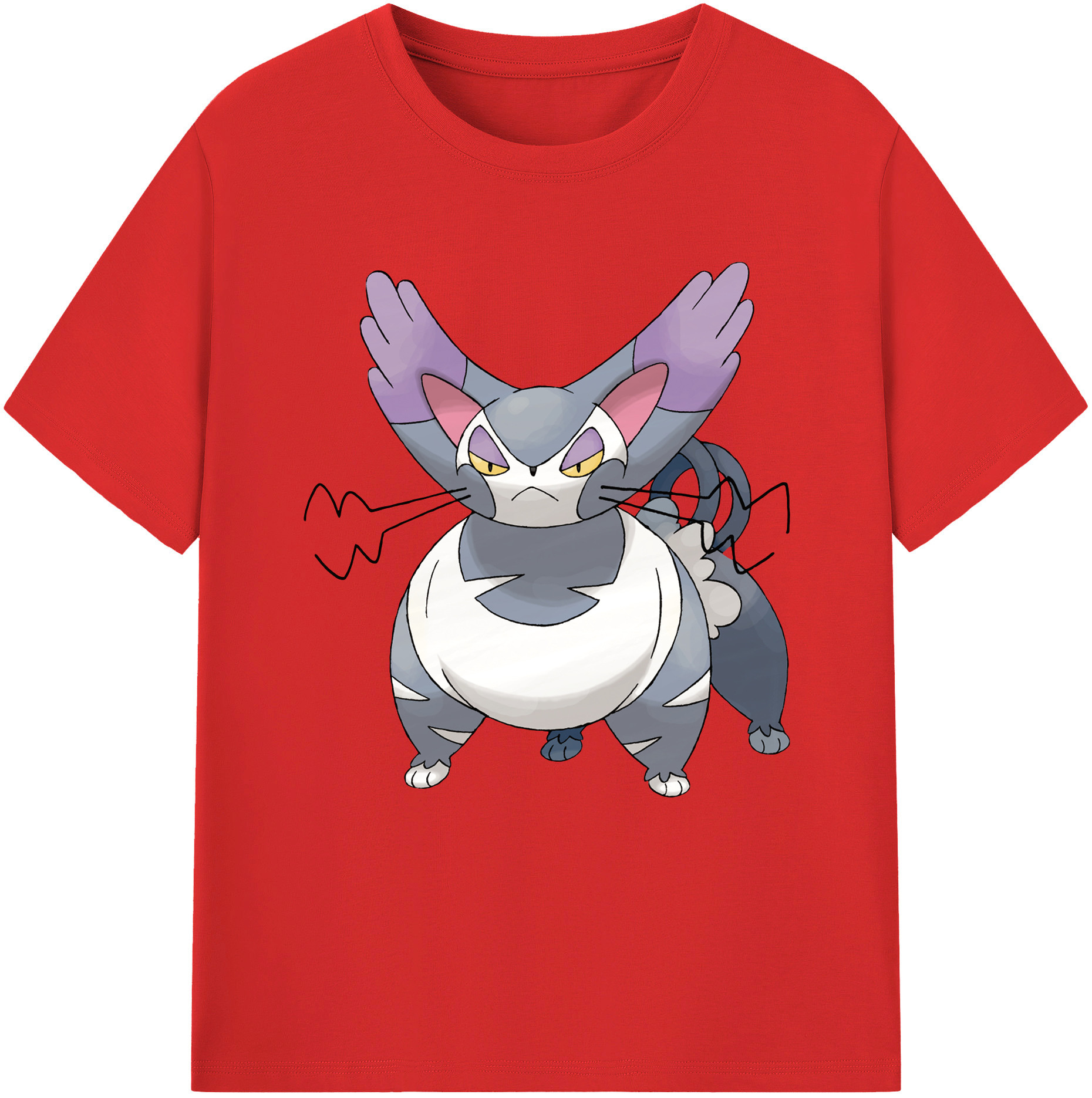 （画像用） ポケットモンスター Pokémon 綿100％半袖Tシャツ（フロントプリント）