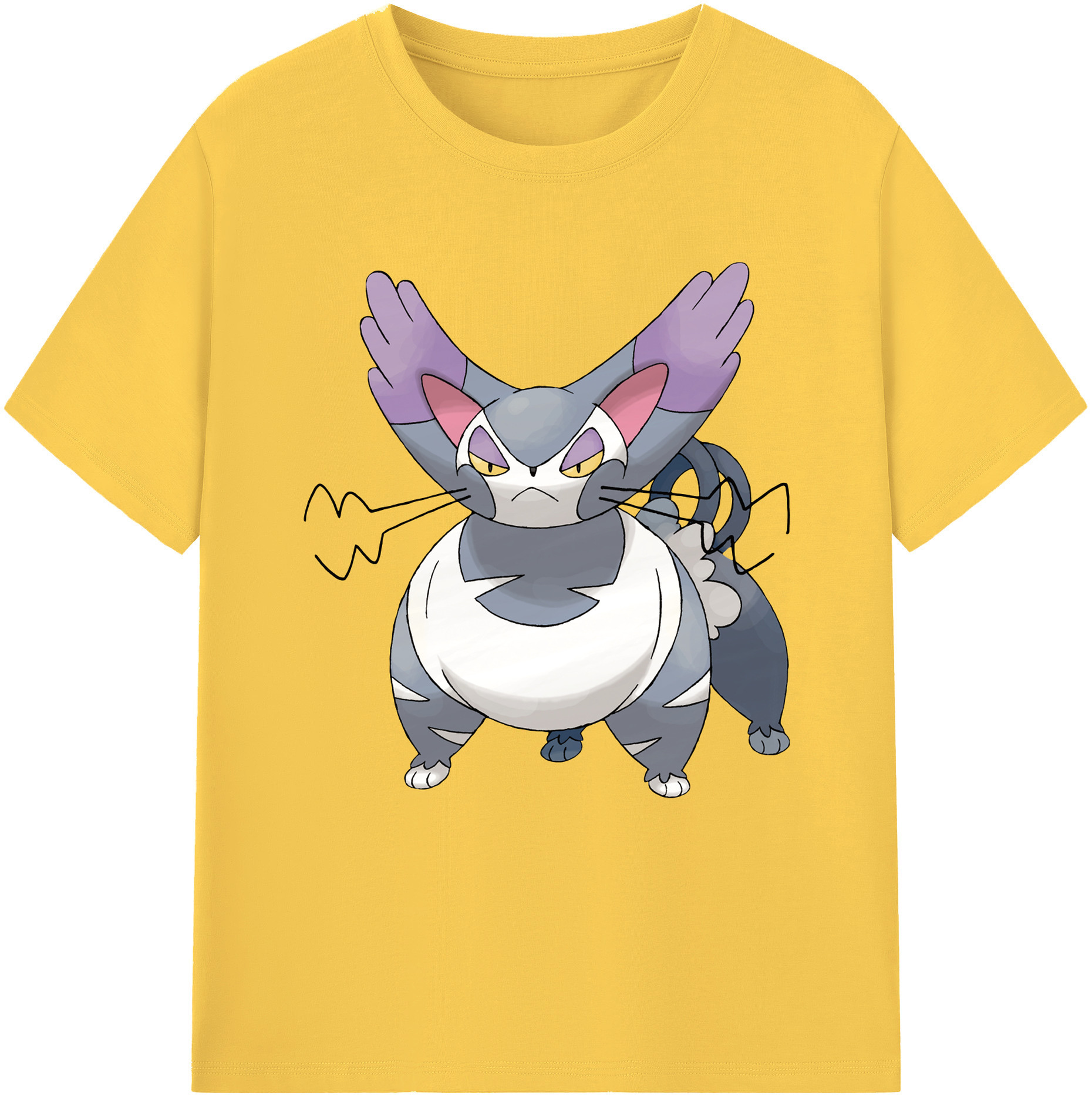 （画像用） ポケットモンスター Pokémon 綿100％半袖Tシャツ（フロントプリント）