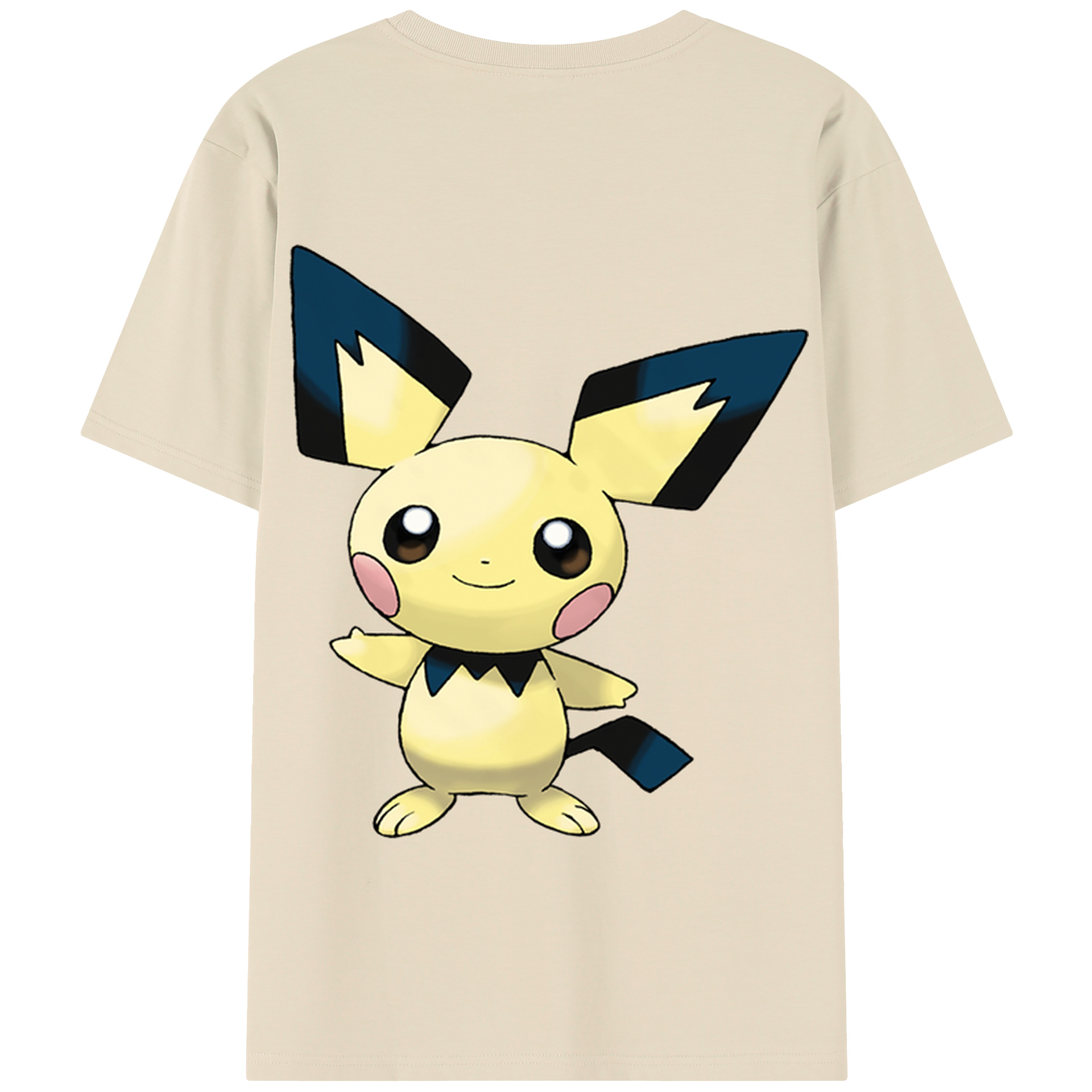 （画像用） ポケットモンスター Pokémon 綿100％半袖Tシャツ（背面プリント）