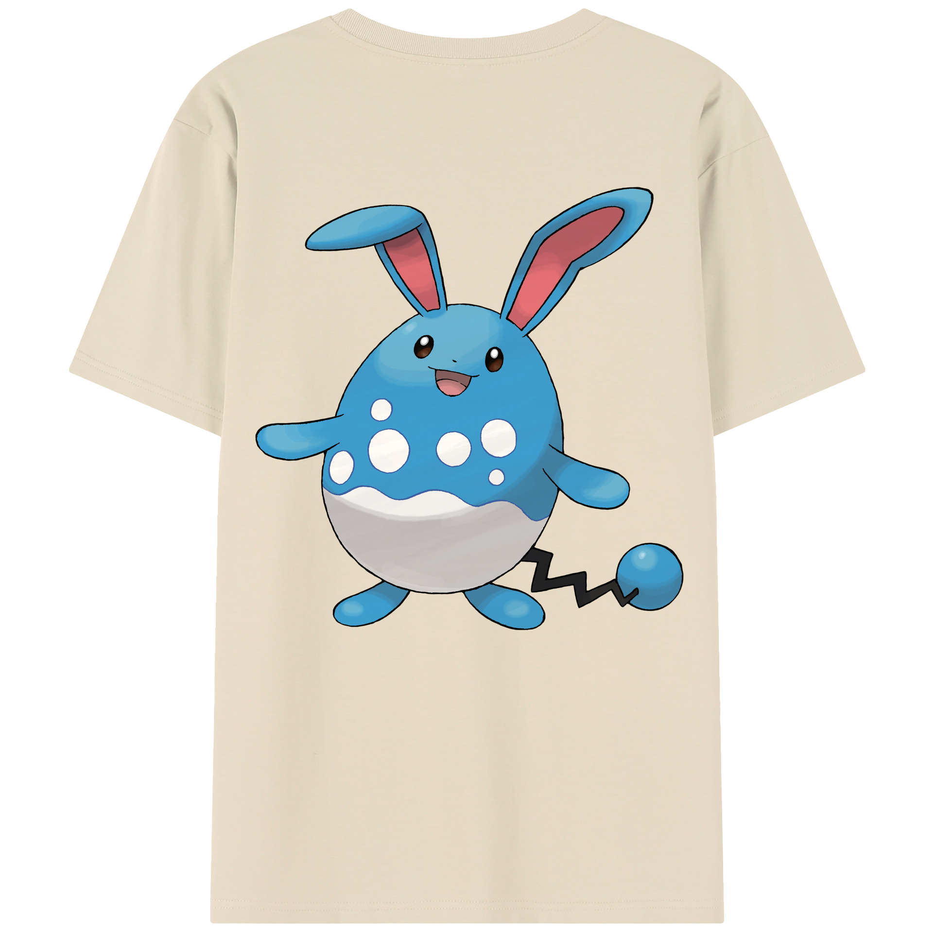 （画像用） ポケットモンスター Pokémon 綿100％半袖Tシャツ（背面プリント）
