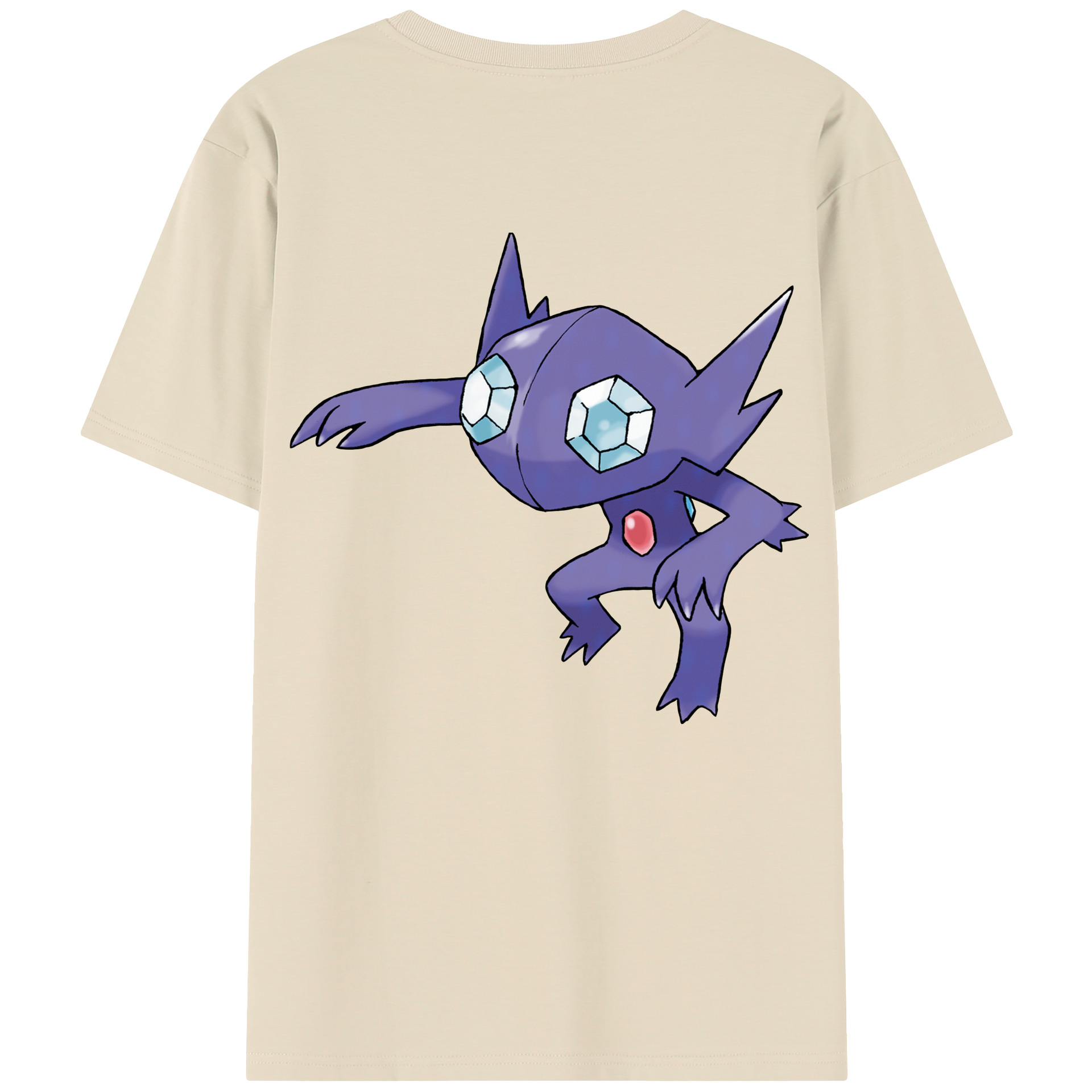 （画像用） ポケットモンスター Pokémon 綿100％半袖Tシャツ（背面プリント）