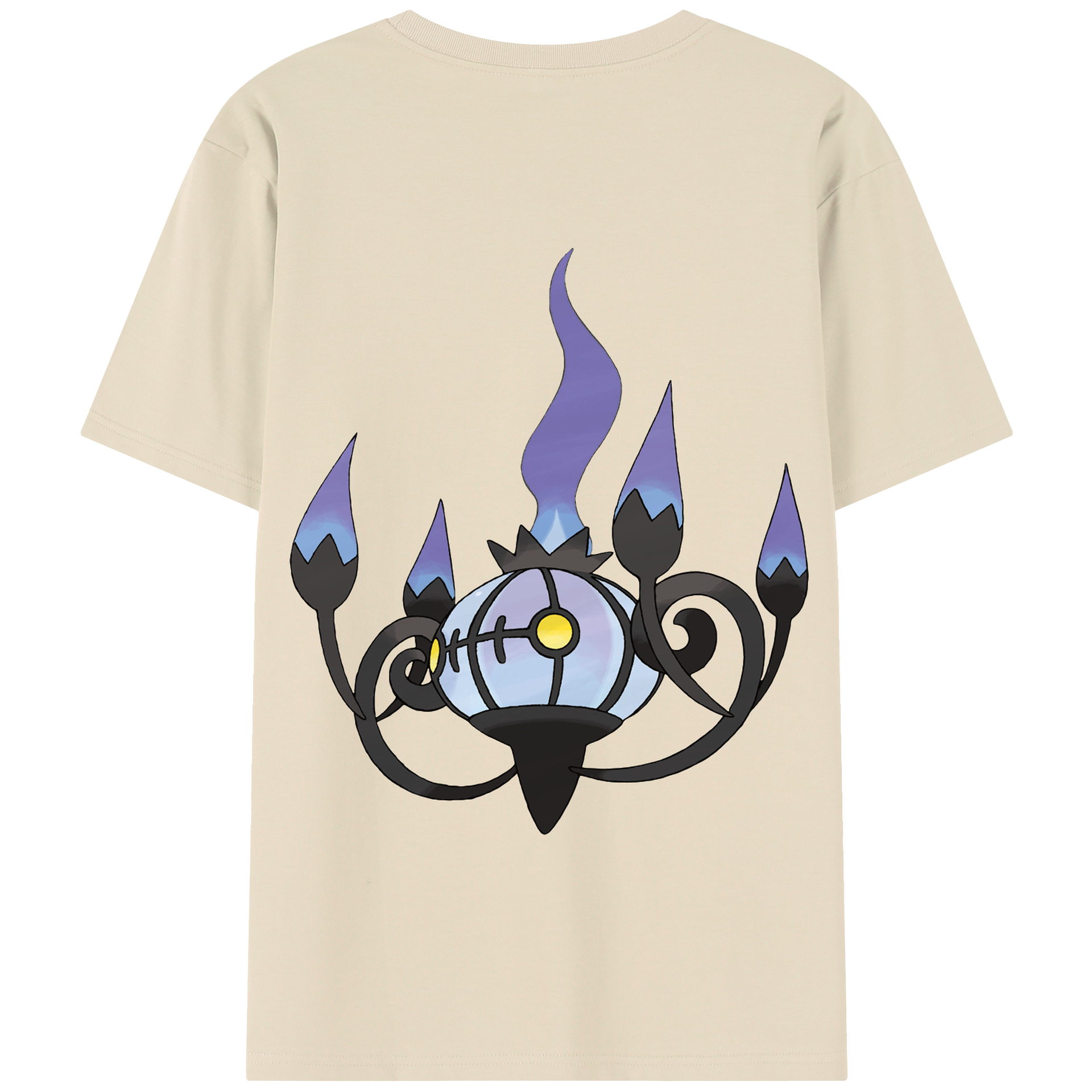 （画像用） ポケットモンスター Pokémon 綿100％半袖Tシャツ（背面プリント）