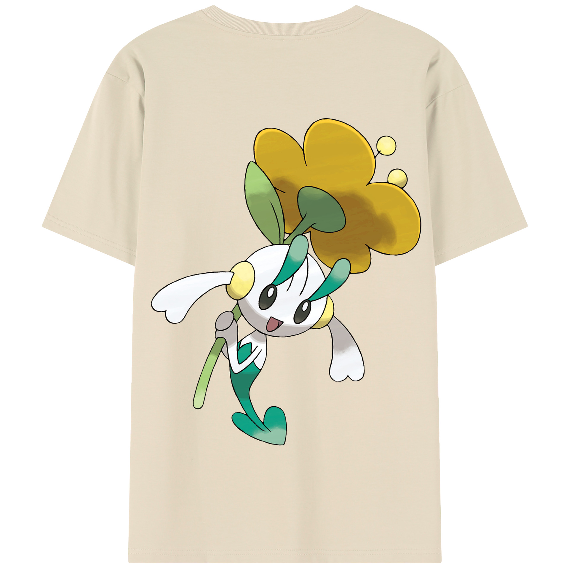（画像用） ポケットモンスター Pokémon 綿100％半袖Tシャツ（背面プリント）