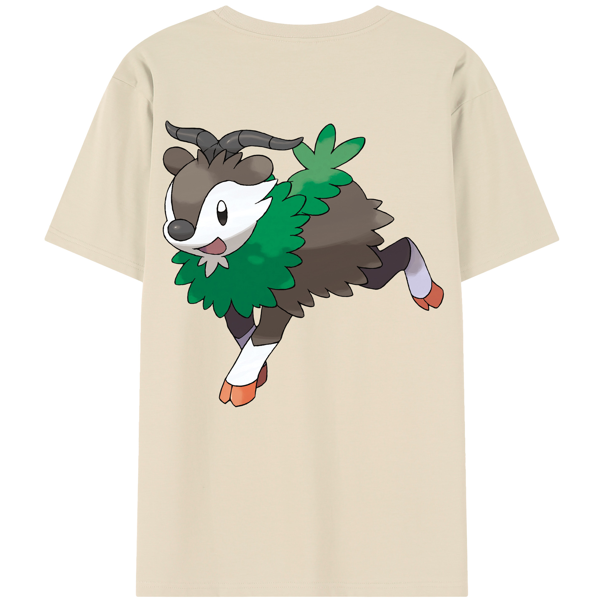 （画像用） ポケットモンスター Pokémon 綿100％半袖Tシャツ（背面プリント）