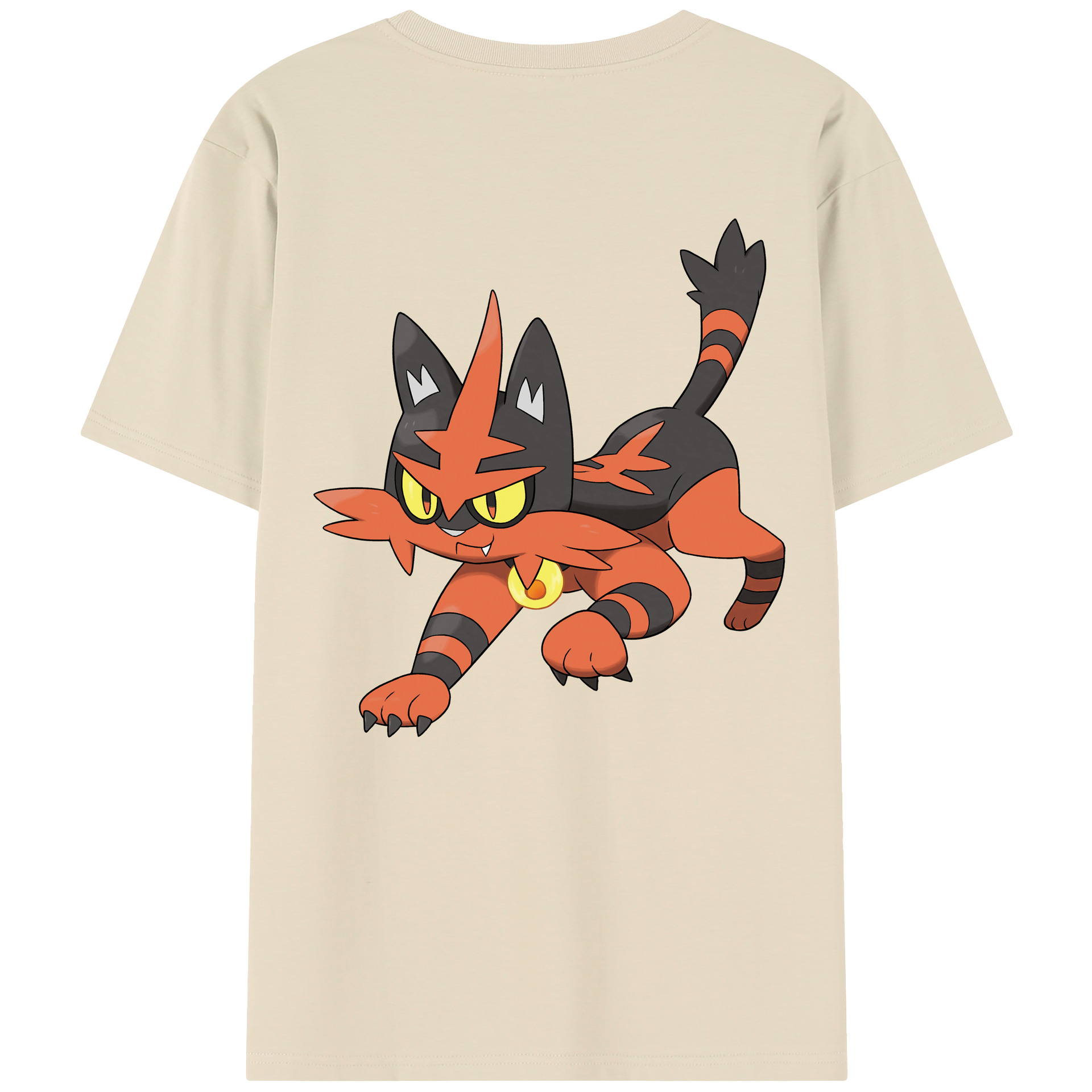 （画像用） ポケットモンスター Pokémon 綿100％半袖Tシャツ（背面プリント）