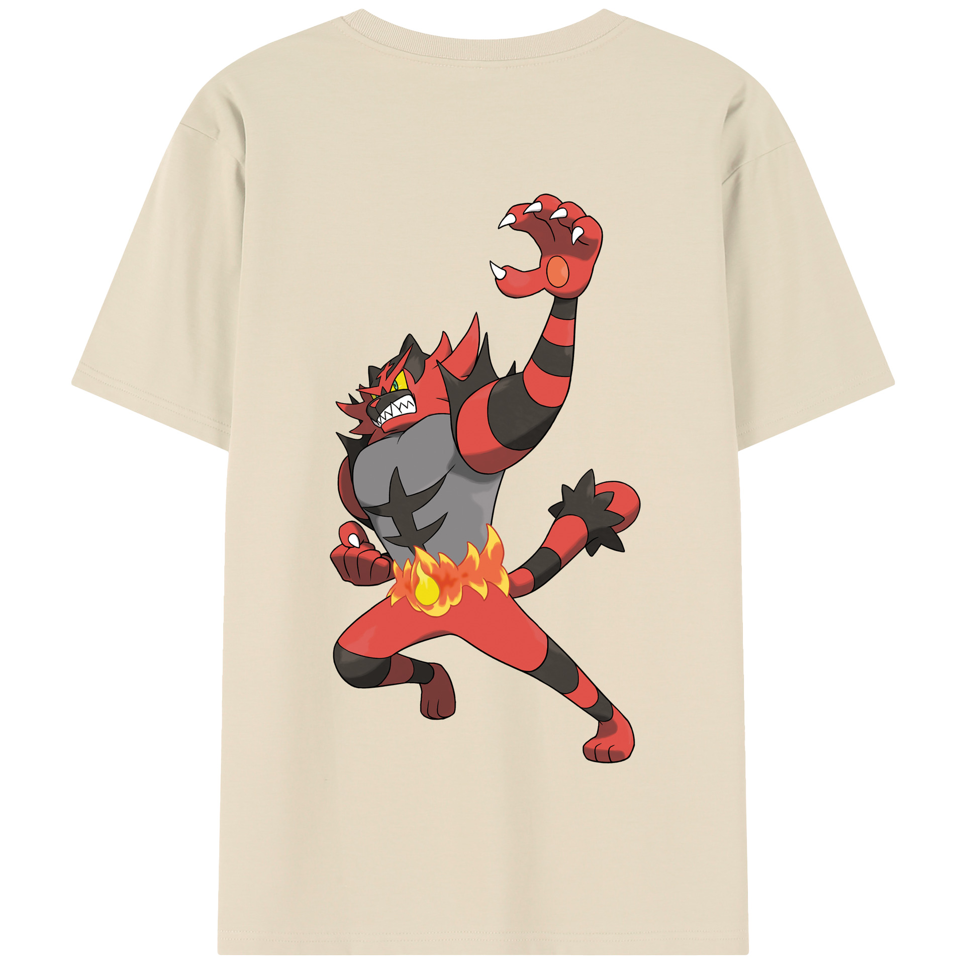（画像用） ポケットモンスター Pokémon 綿100％半袖Tシャツ（背面プリント）