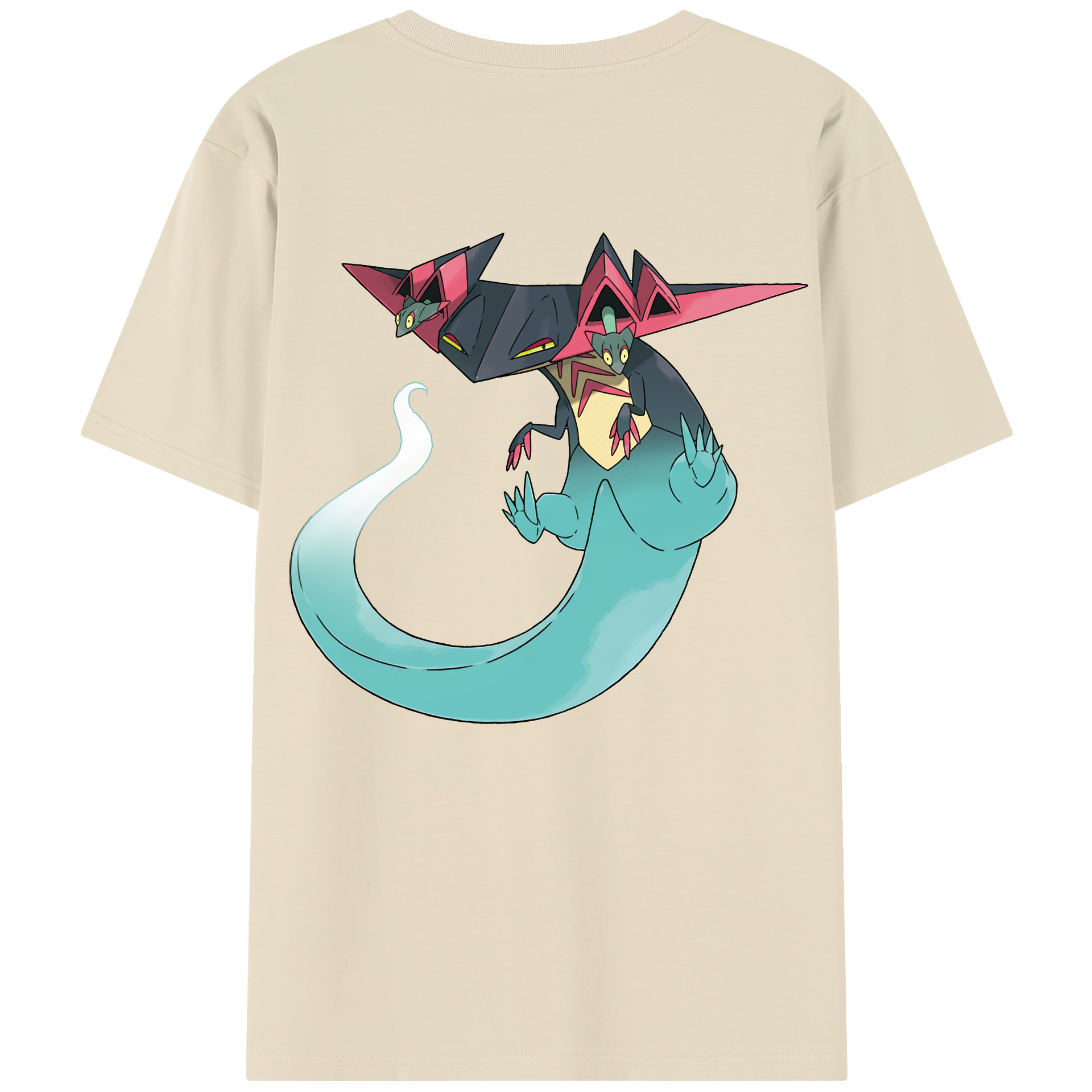 （画像用） ポケットモンスター Pokémon 綿100％半袖Tシャツ（背面プリント）