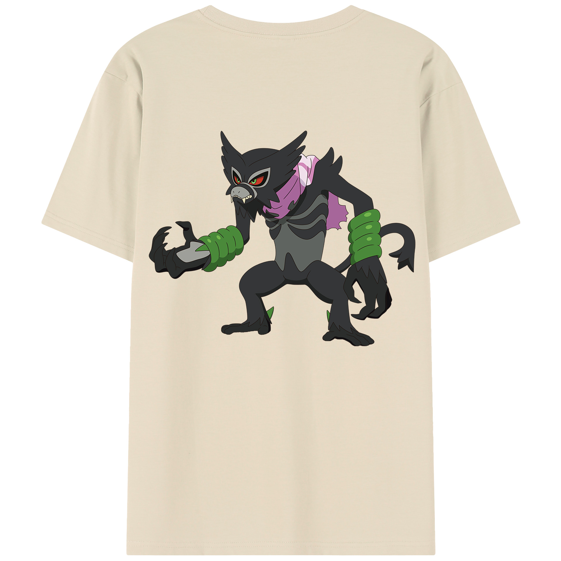 （画像用） ポケットモンスター Pokémon 綿100％半袖Tシャツ（背面プリント）