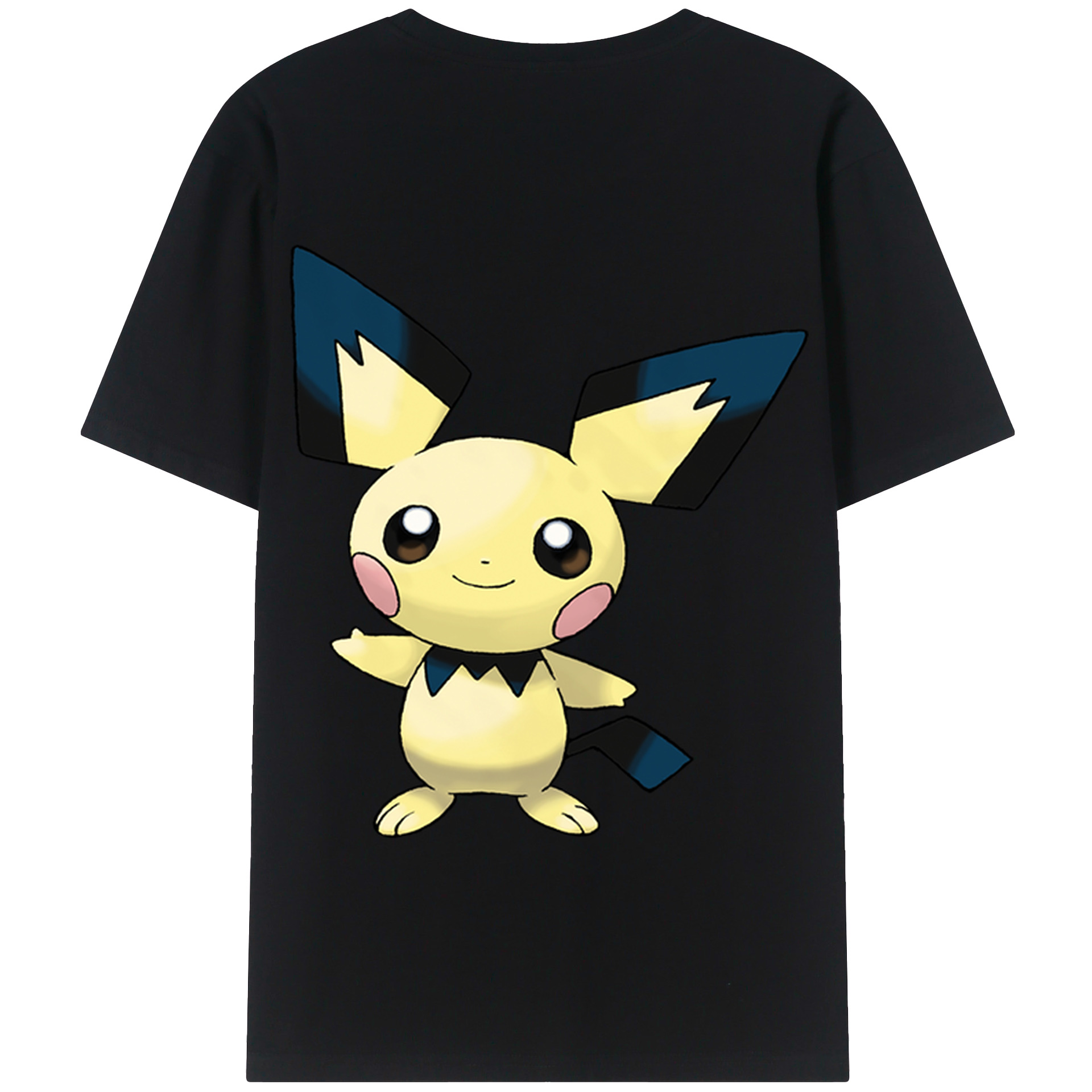（画像用） ポケットモンスター Pokémon 綿100％半袖Tシャツ（背面プリント）