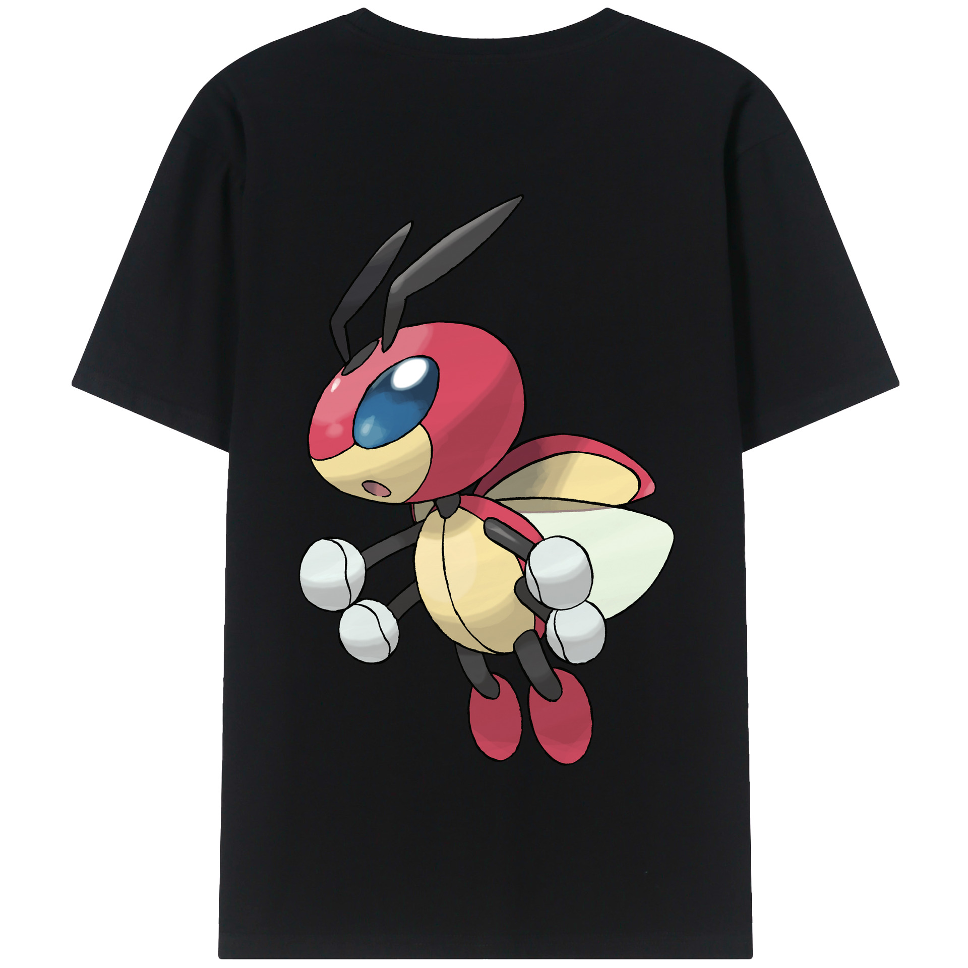 （画像用） ポケットモンスター Pokémon 綿100％半袖Tシャツ（背面プリント）