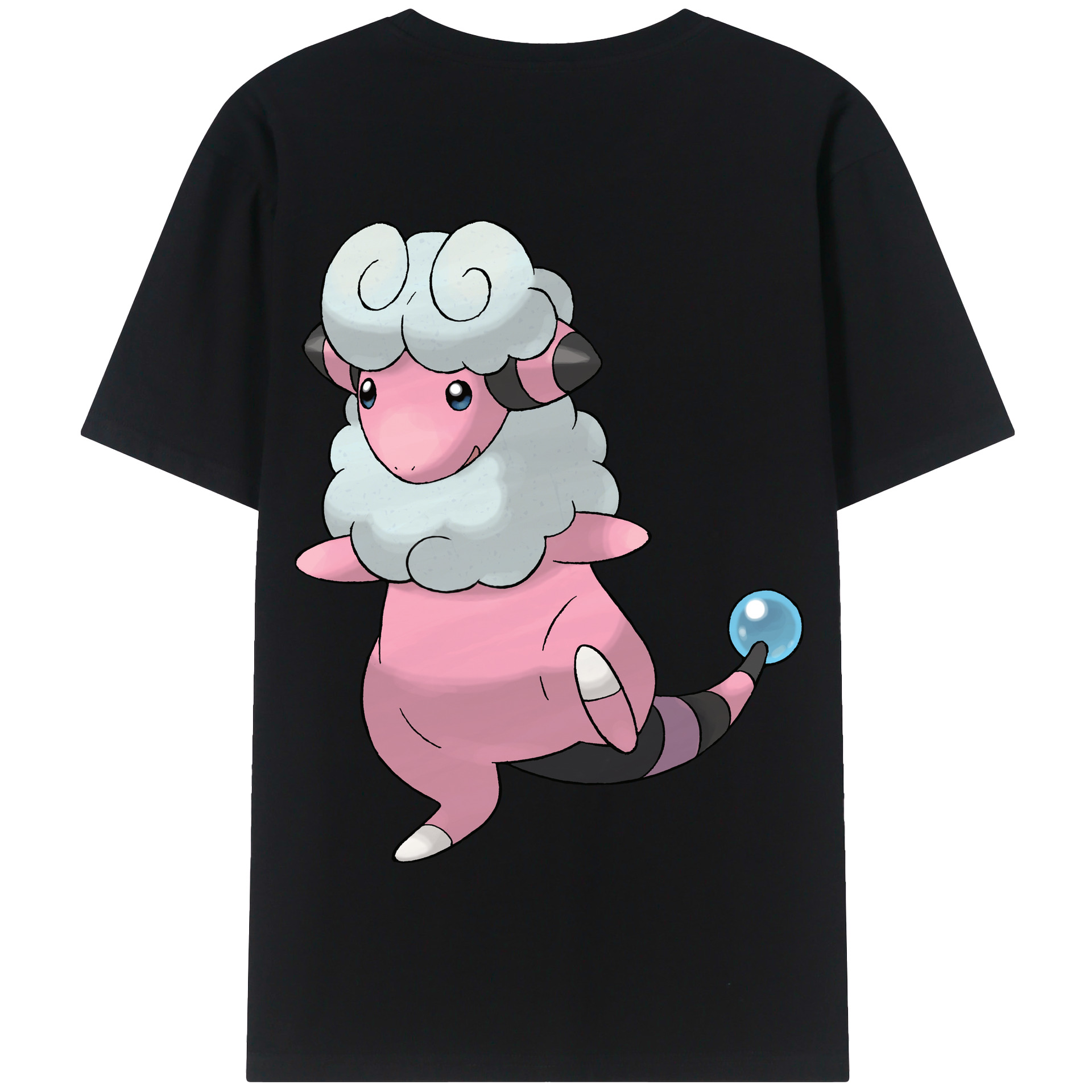 （画像用） ポケットモンスター Pokémon 綿100％半袖Tシャツ（背面プリント）