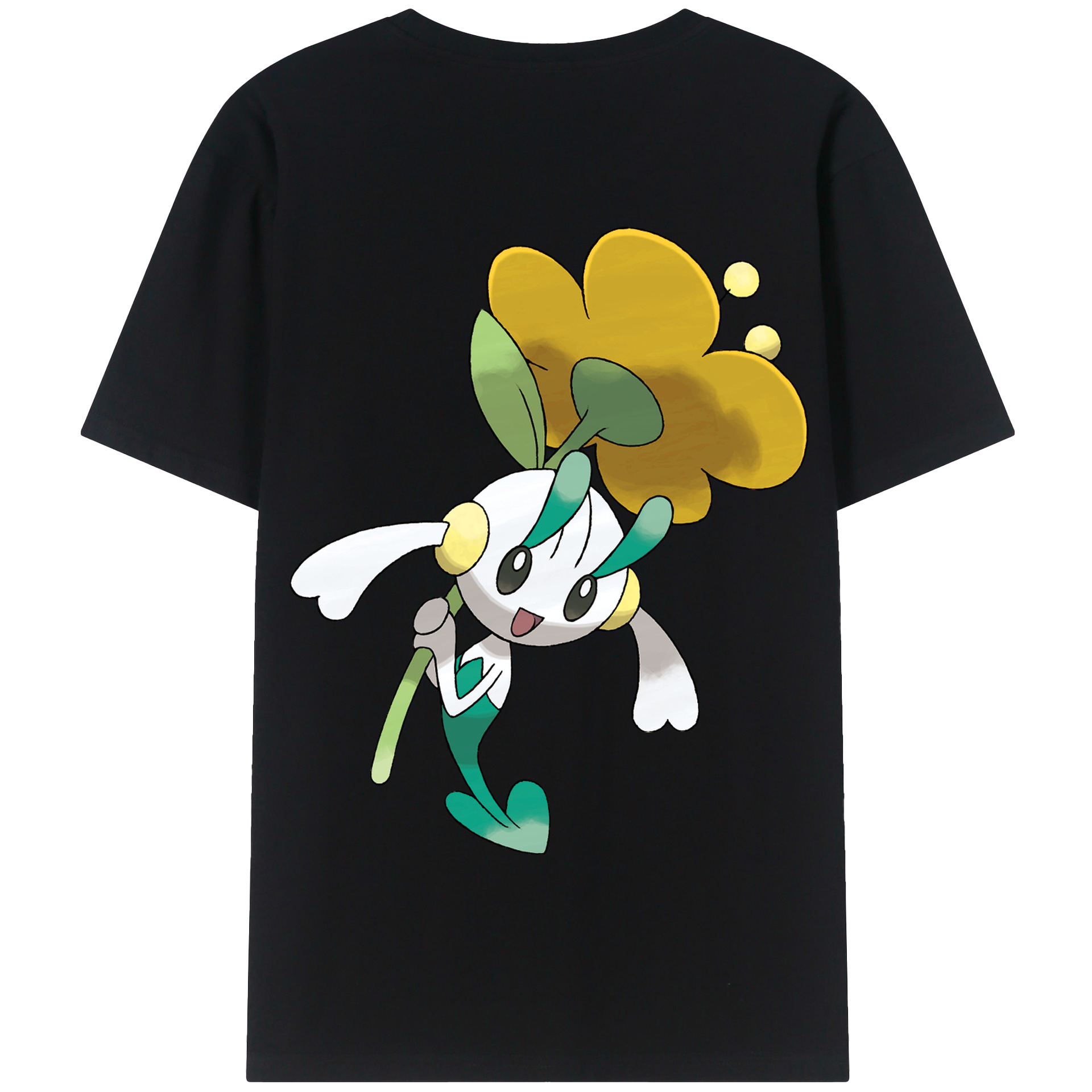（画像用） ポケットモンスター Pokémon 綿100％半袖Tシャツ（背面プリント）