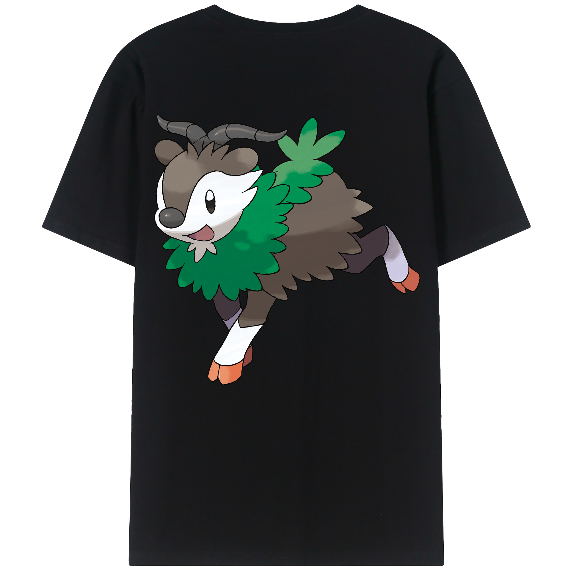 （画像用） ポケットモンスター Pokémon 綿100％半袖Tシャツ（背面プリント）