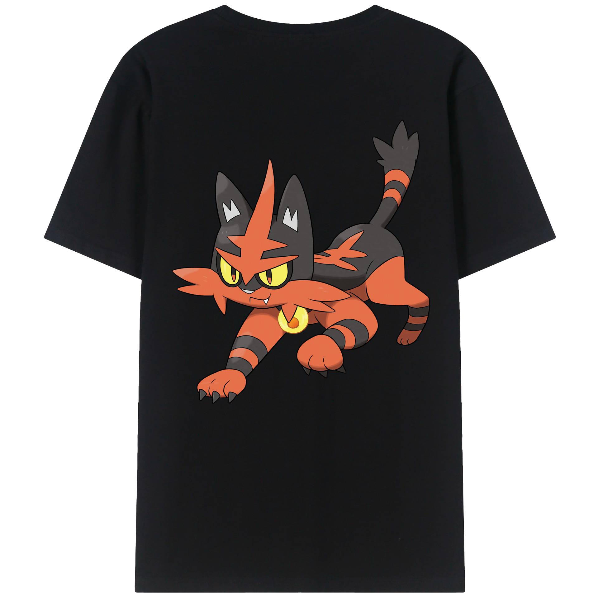 （画像用） ポケットモンスター Pokémon 綿100％半袖Tシャツ（背面プリント）