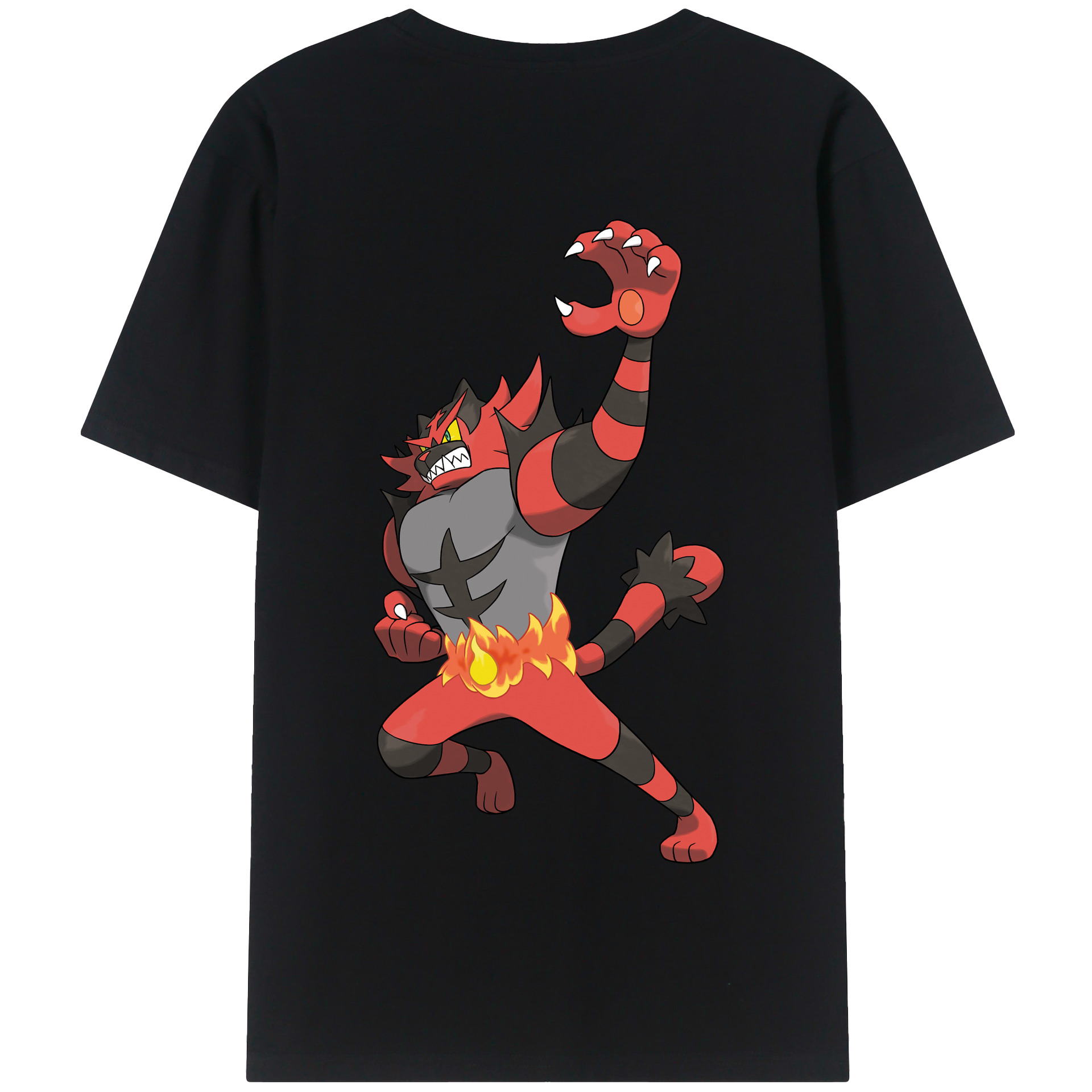 （画像用） ポケットモンスター Pokémon 綿100％半袖Tシャツ（背面プリント）