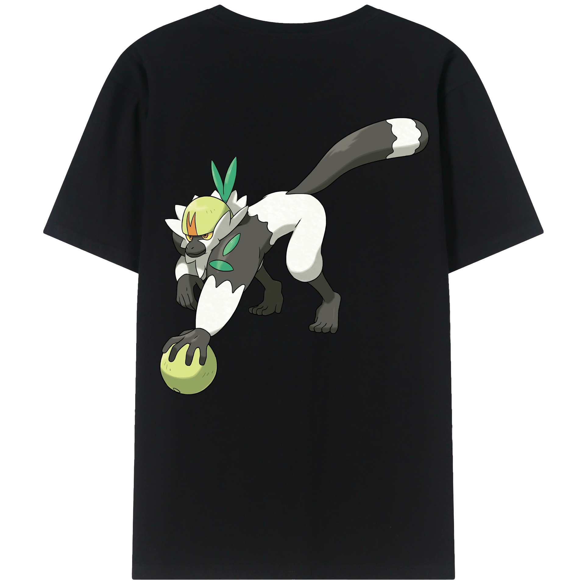 （画像用） ポケットモンスター Pokémon 綿100％半袖Tシャツ（背面プリント）