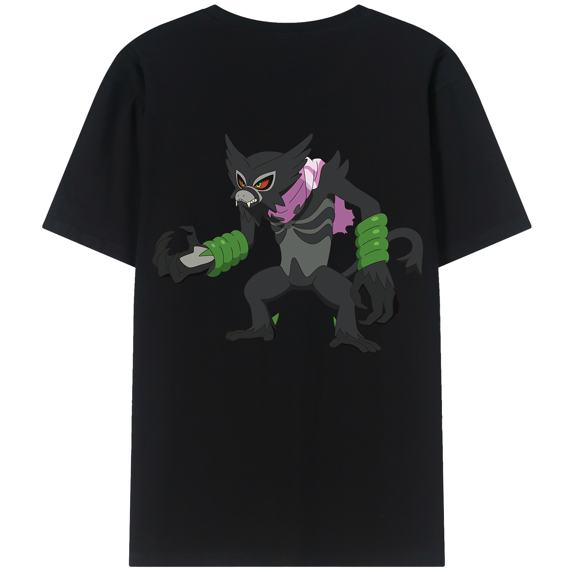 （画像用） ポケットモンスター Pokémon 綿100％半袖Tシャツ（背面プリント）