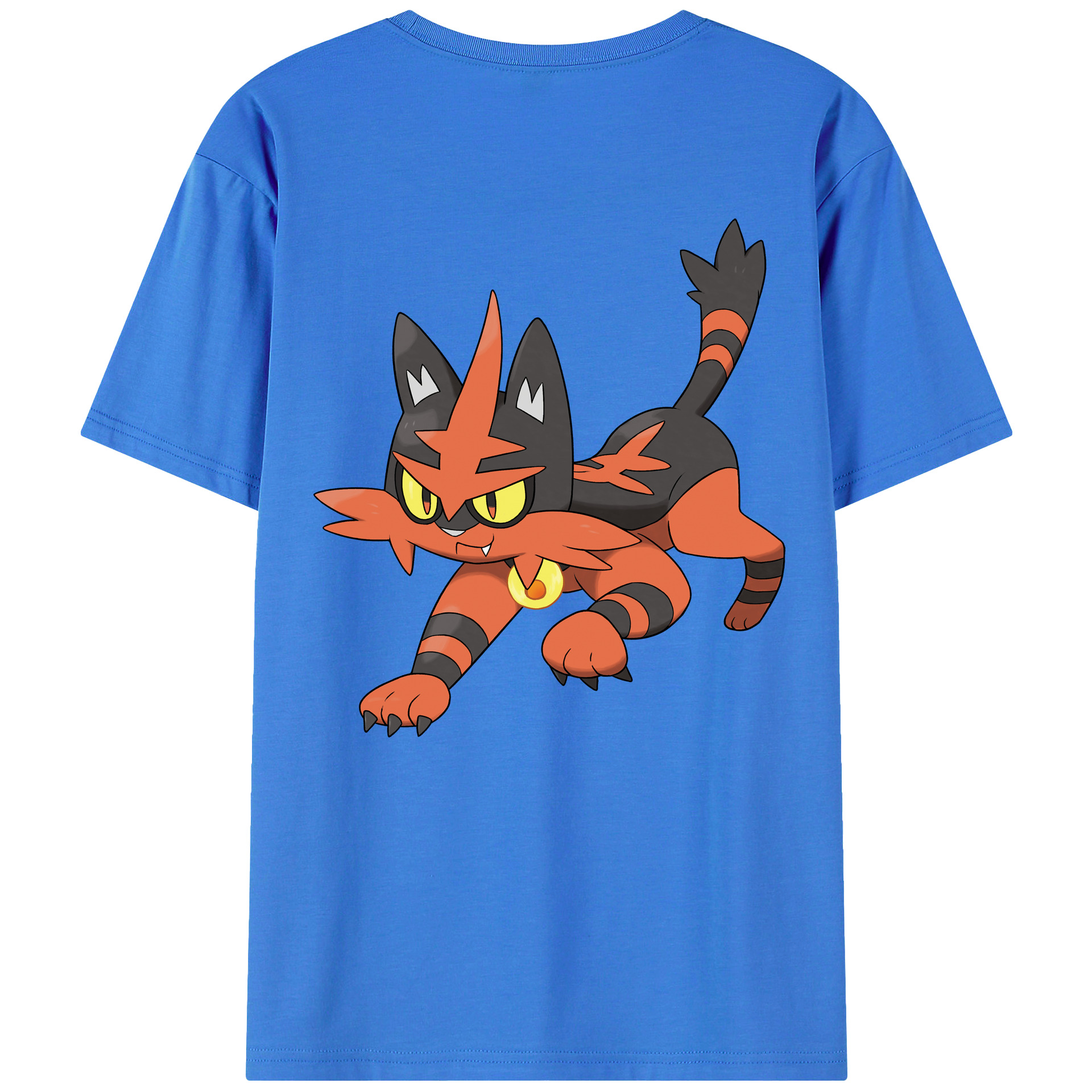 （画像用） ポケットモンスター Pokémon 綿100％半袖Tシャツ（背面プリント）