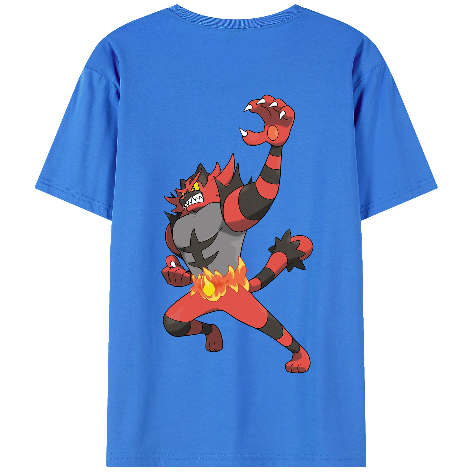 （画像用） ポケットモンスター Pokémon 綿100％半袖Tシャツ（背面プリント）
