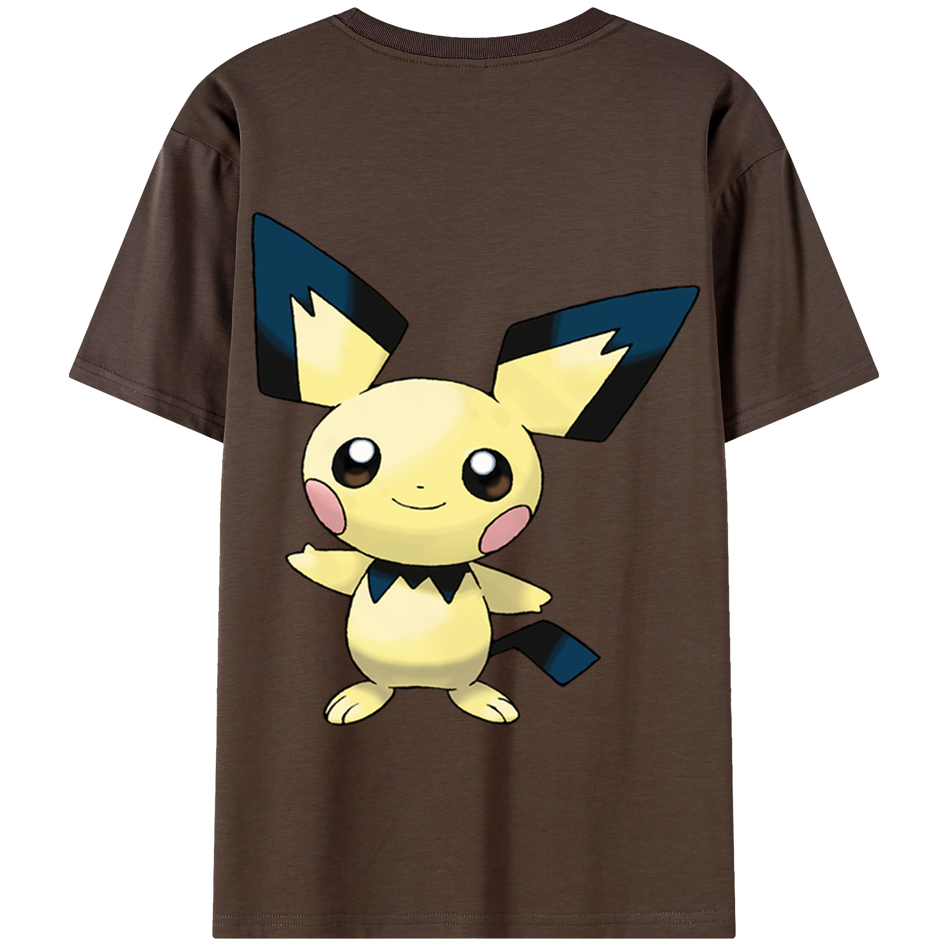 （画像用） ポケットモンスター Pokémon 綿100％半袖Tシャツ（背面プリント）