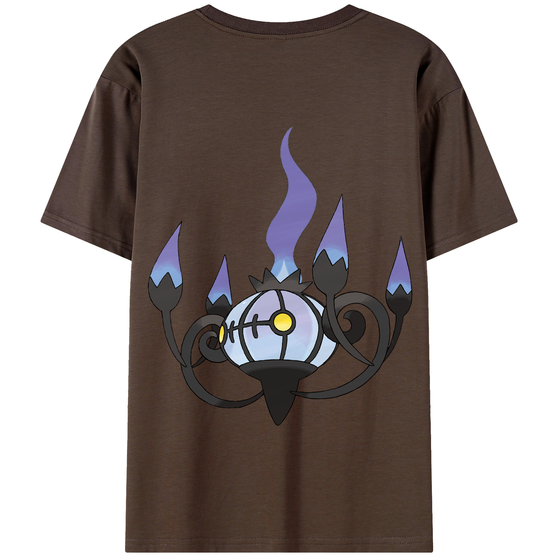（画像用） ポケットモンスター Pokémon 綿100％半袖Tシャツ（背面プリント）