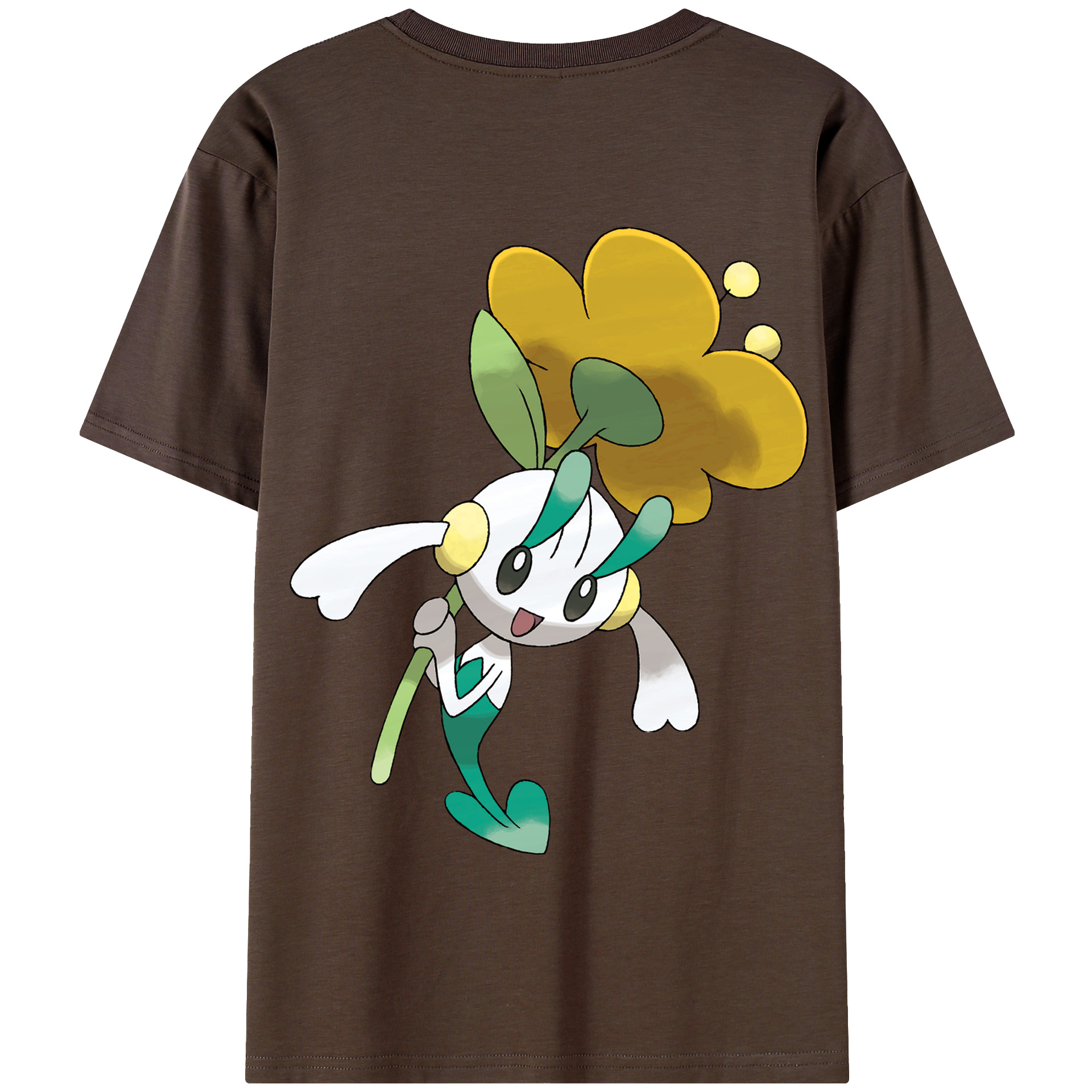 （画像用） ポケットモンスター Pokémon 綿100％半袖Tシャツ（背面プリント）