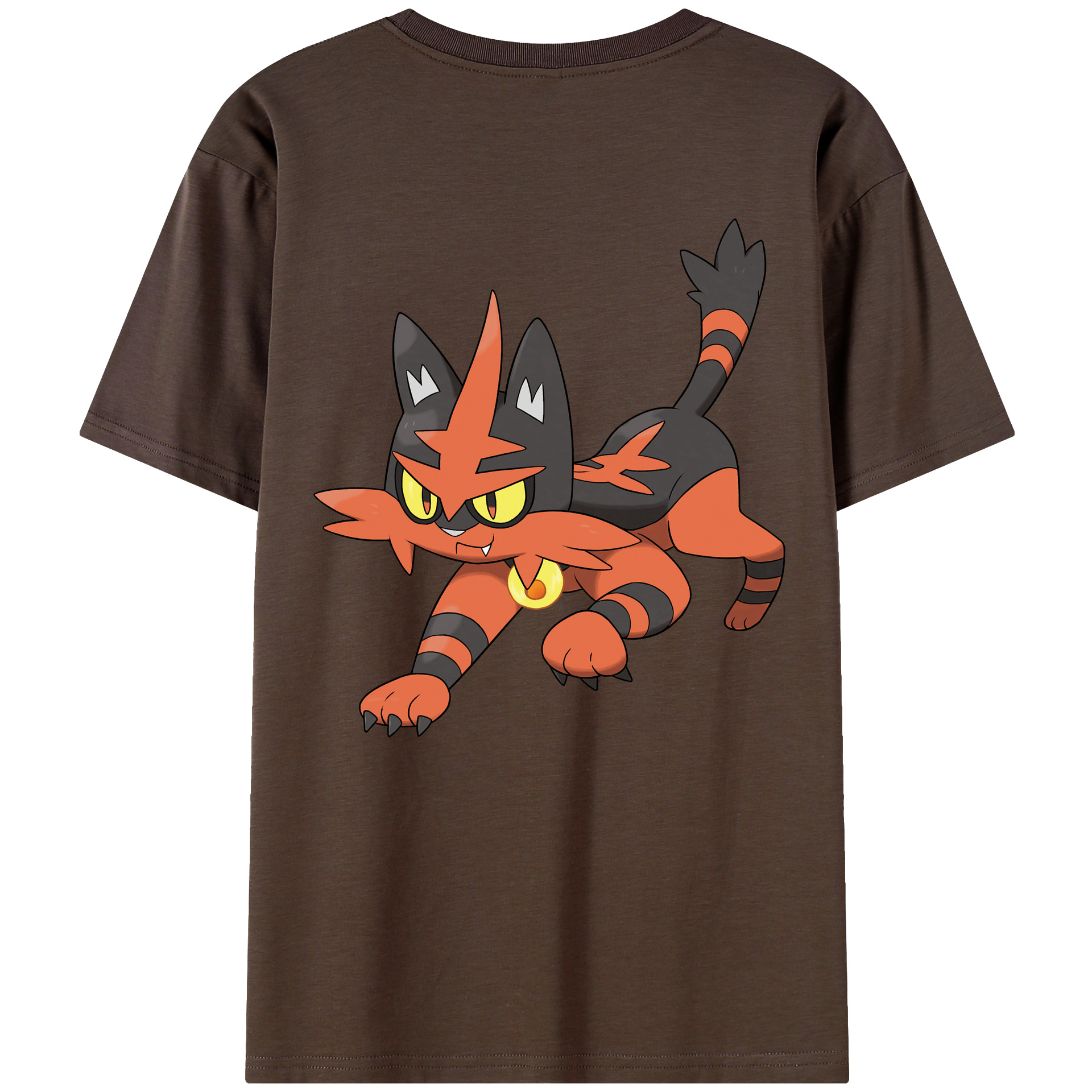 （画像用） ポケットモンスター Pokémon 綿100％半袖Tシャツ（背面プリント）