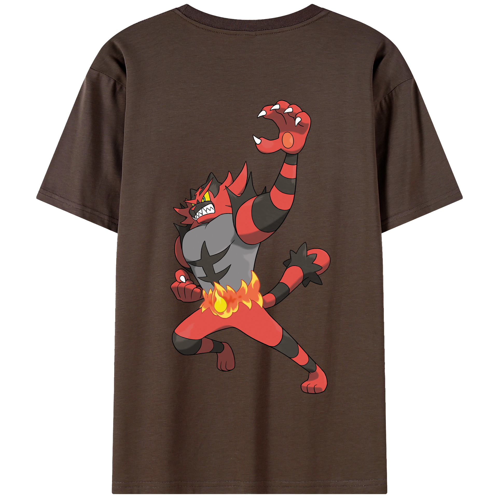 （画像用） ポケットモンスター Pokémon 綿100％半袖Tシャツ（背面プリント）