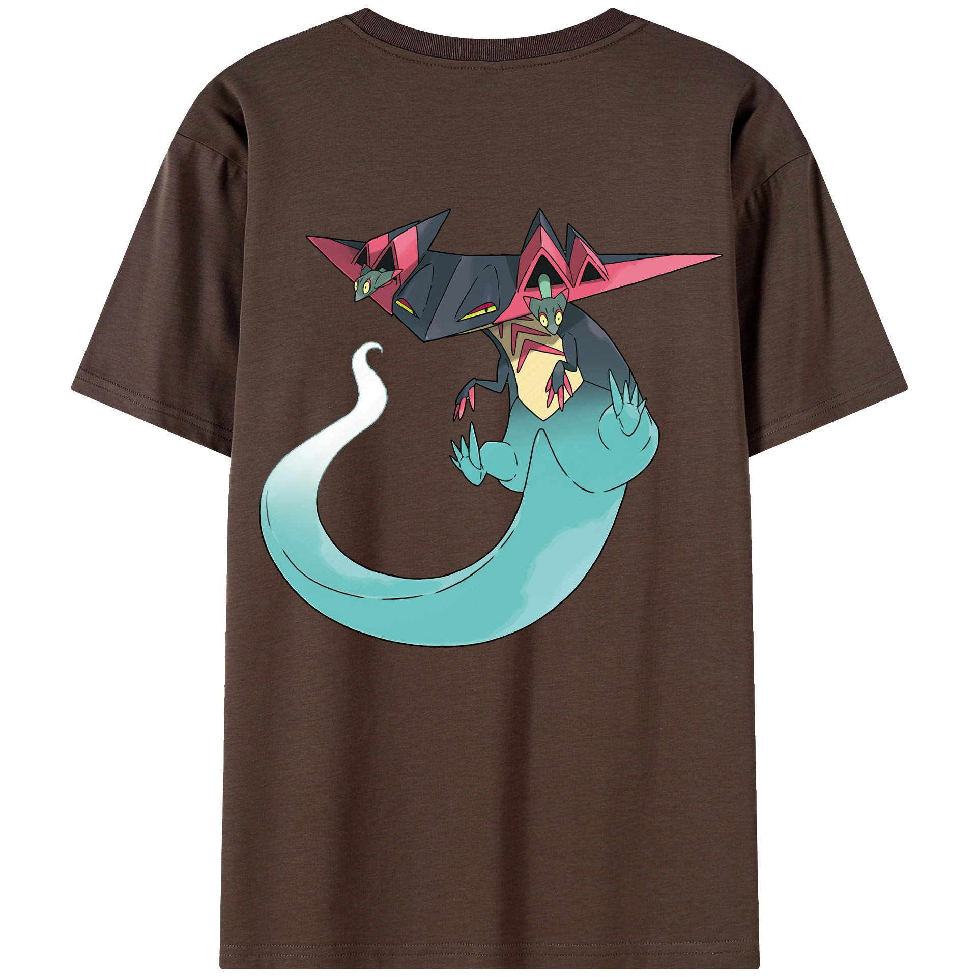 （画像用） ポケットモンスター Pokémon 綿100％半袖Tシャツ（背面プリント）