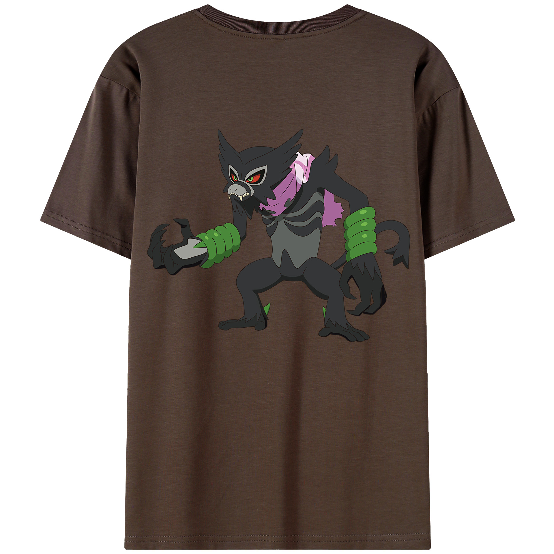 （画像用） ポケットモンスター Pokémon 綿100％半袖Tシャツ（背面プリント）