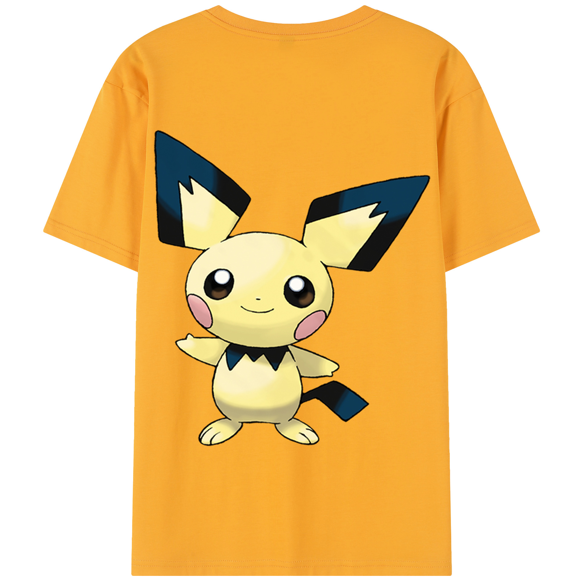 （画像用） ポケットモンスター Pokémon 綿100％半袖Tシャツ（背面プリント）