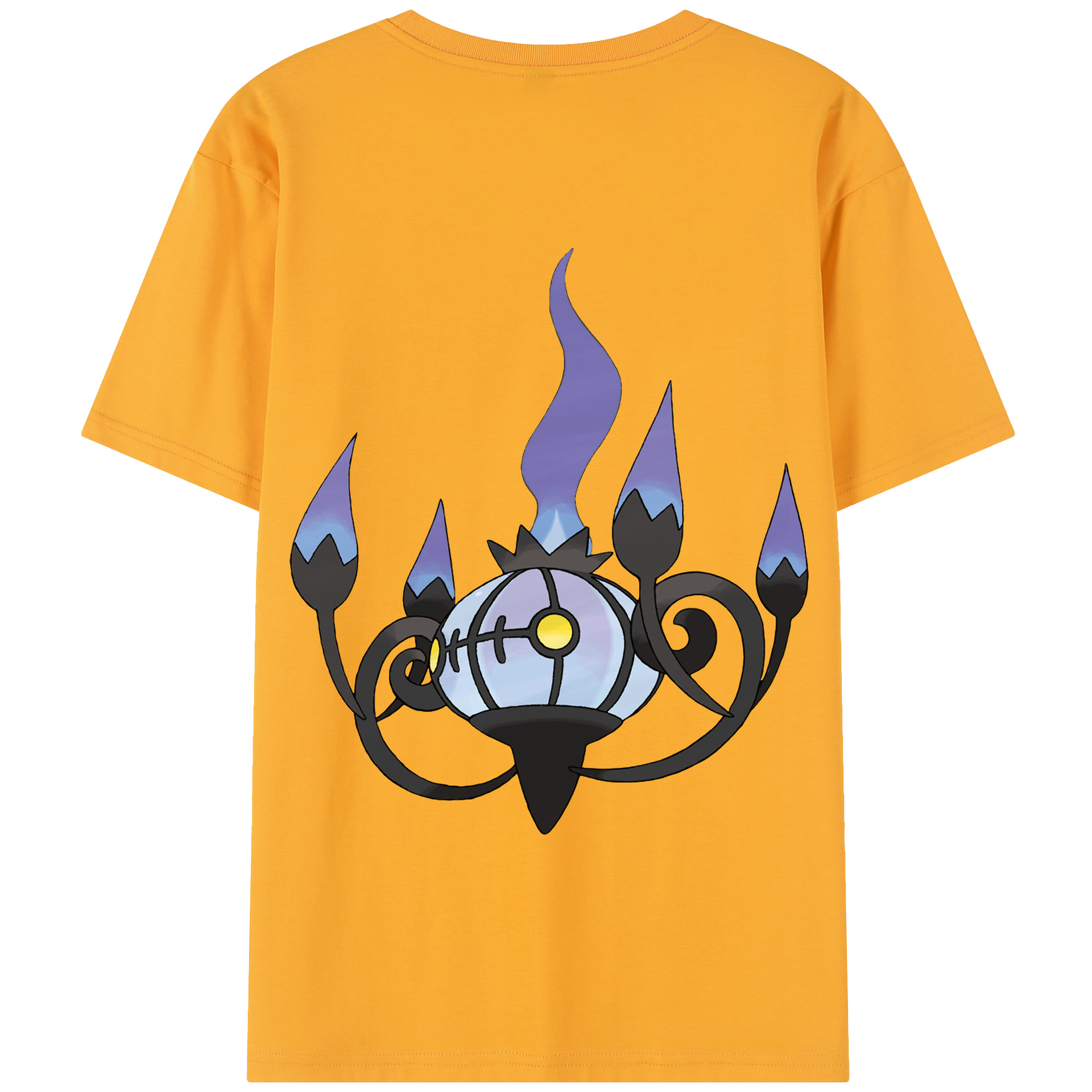 （画像用） ポケットモンスター Pokémon 綿100％半袖Tシャツ（背面プリント）